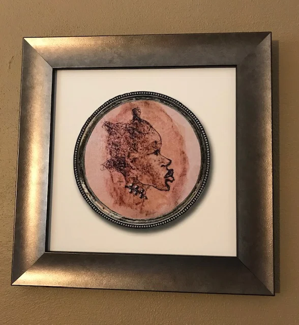   “Ma Beauté”    15x15   She Raised Words Collection  