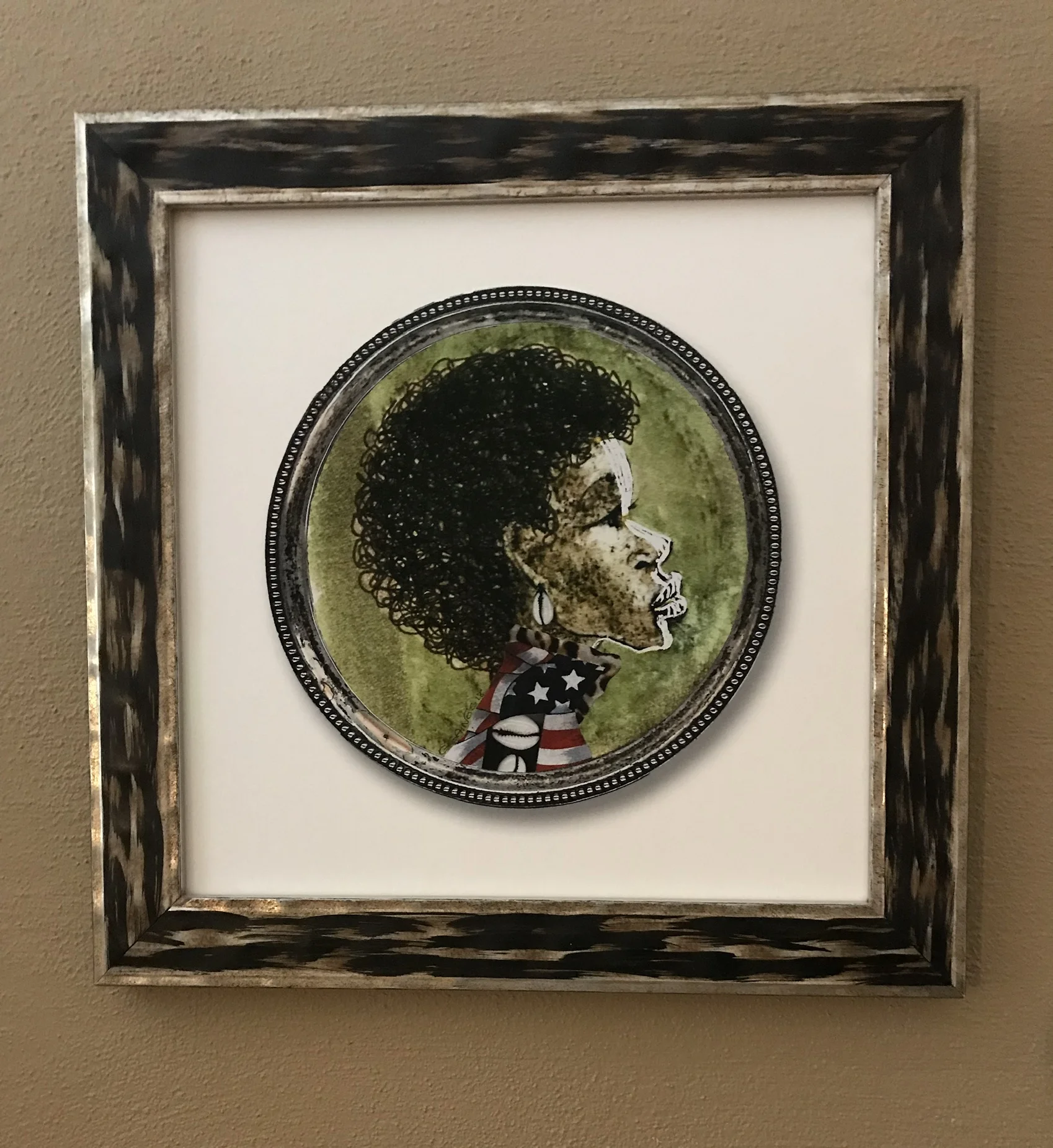   “Liberté Chérie, Mais Oui!”   15x15   She Raised Words Collection  