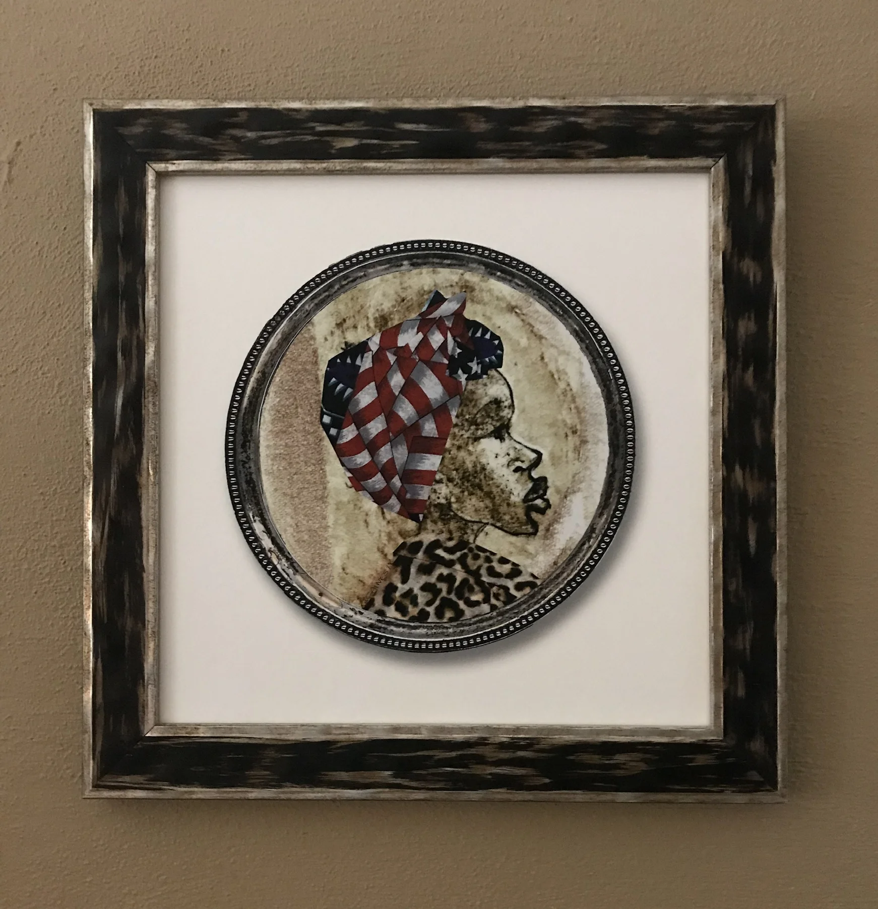   “Natural Born Free…”   Honoring Harriet Tubman, 15x15  She Raised Words Collection  