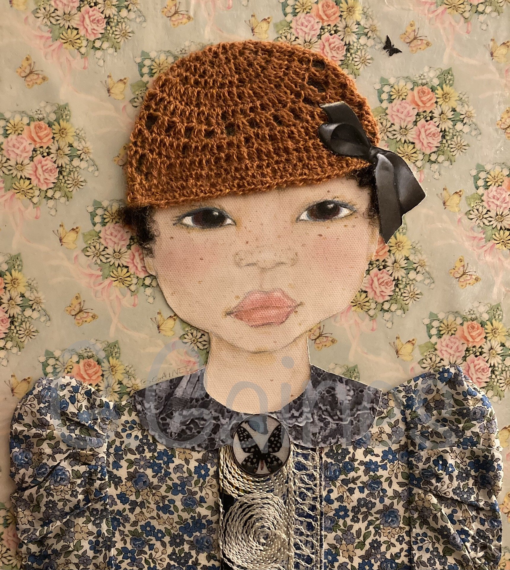   “Butterfly with me”   12”x16”  Les Enfants Collection 2025 