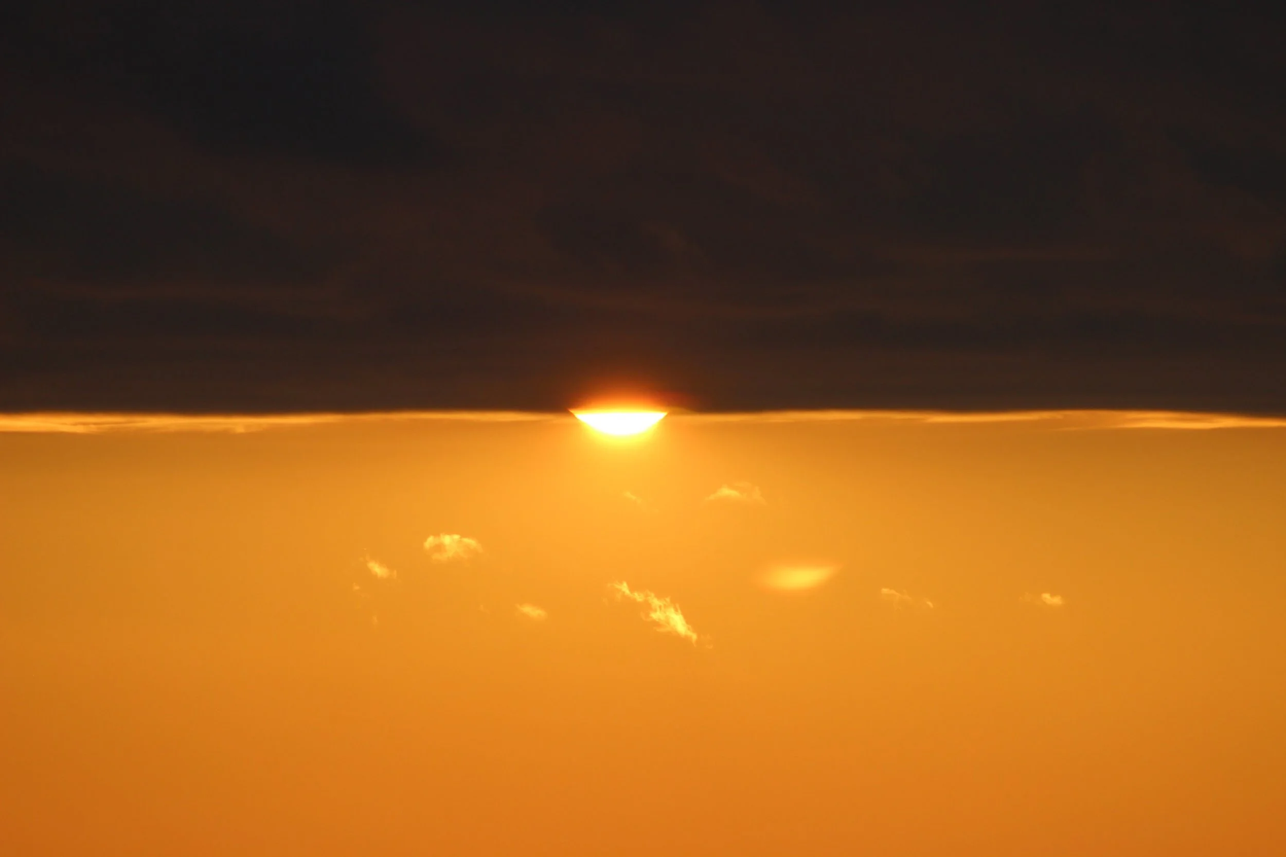 As the sun passes through