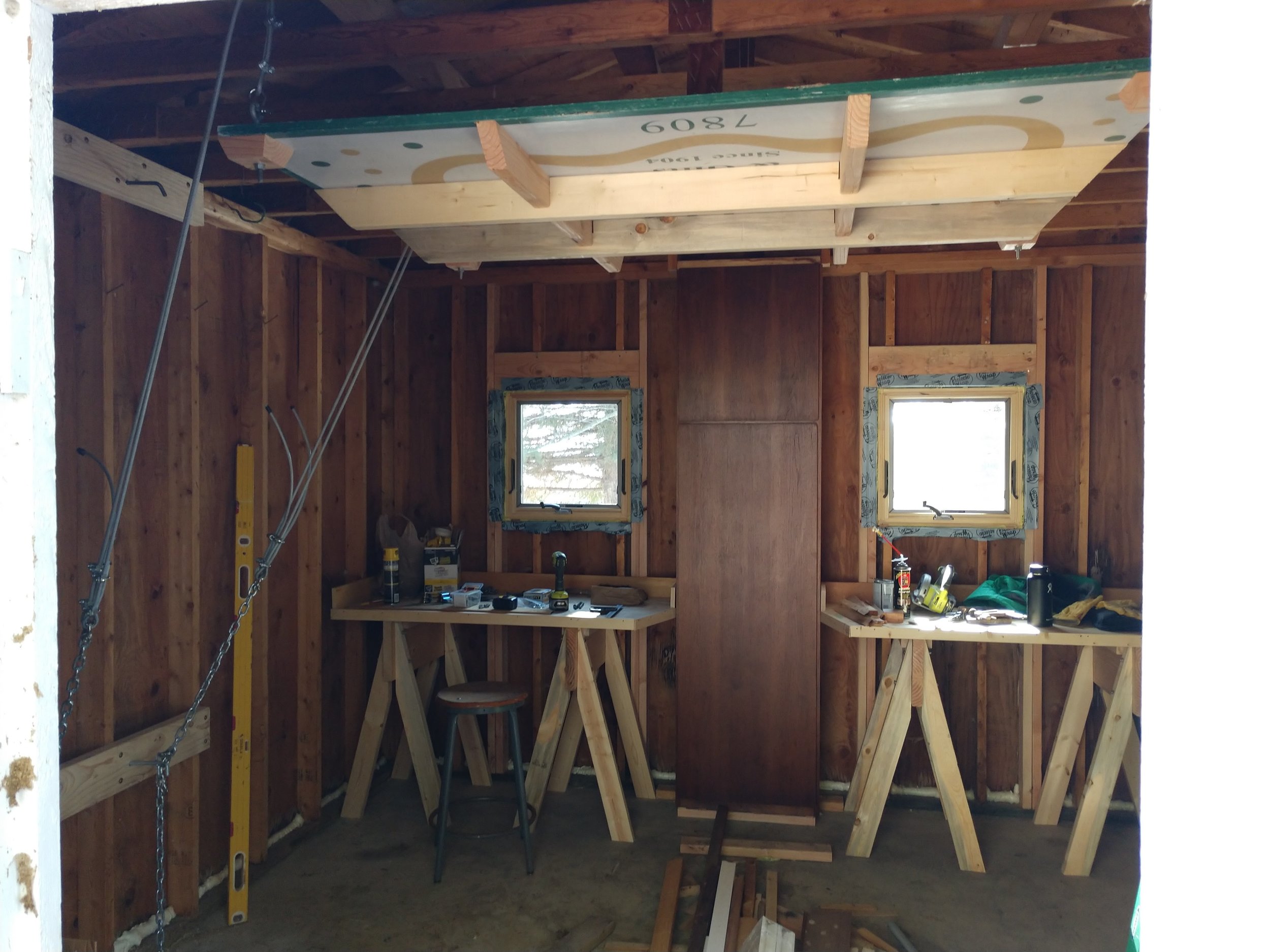 A mobile work space