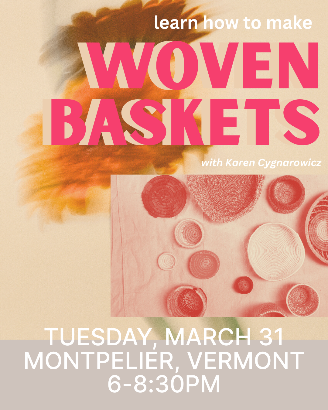 Woven Coil Basket Workshop