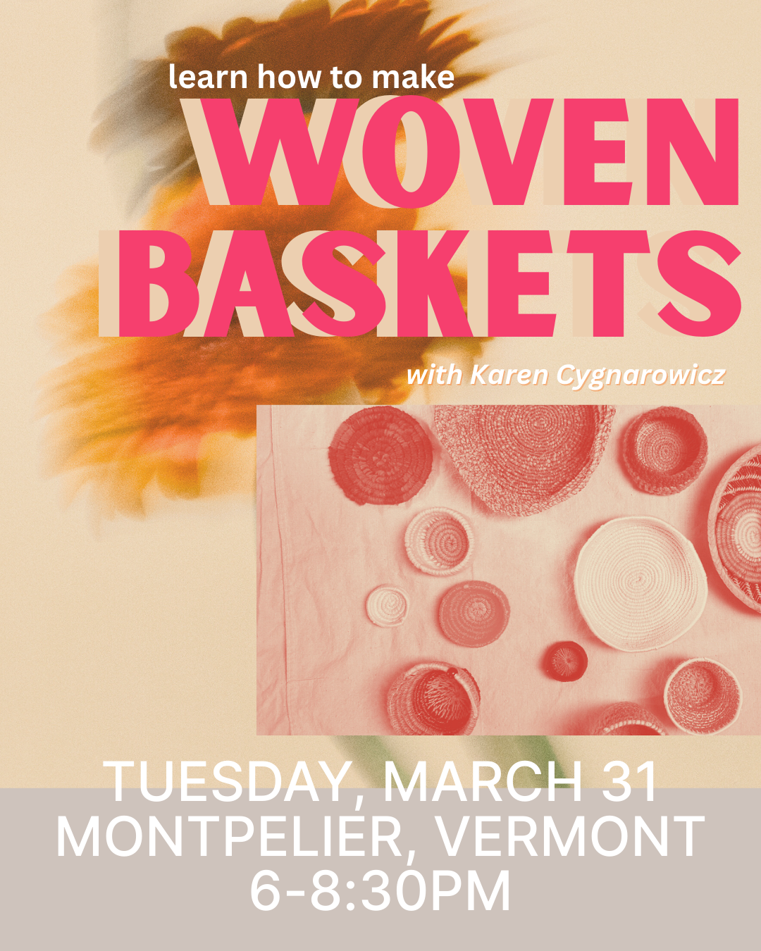 Woven Coil Basket Workshop - 3/31