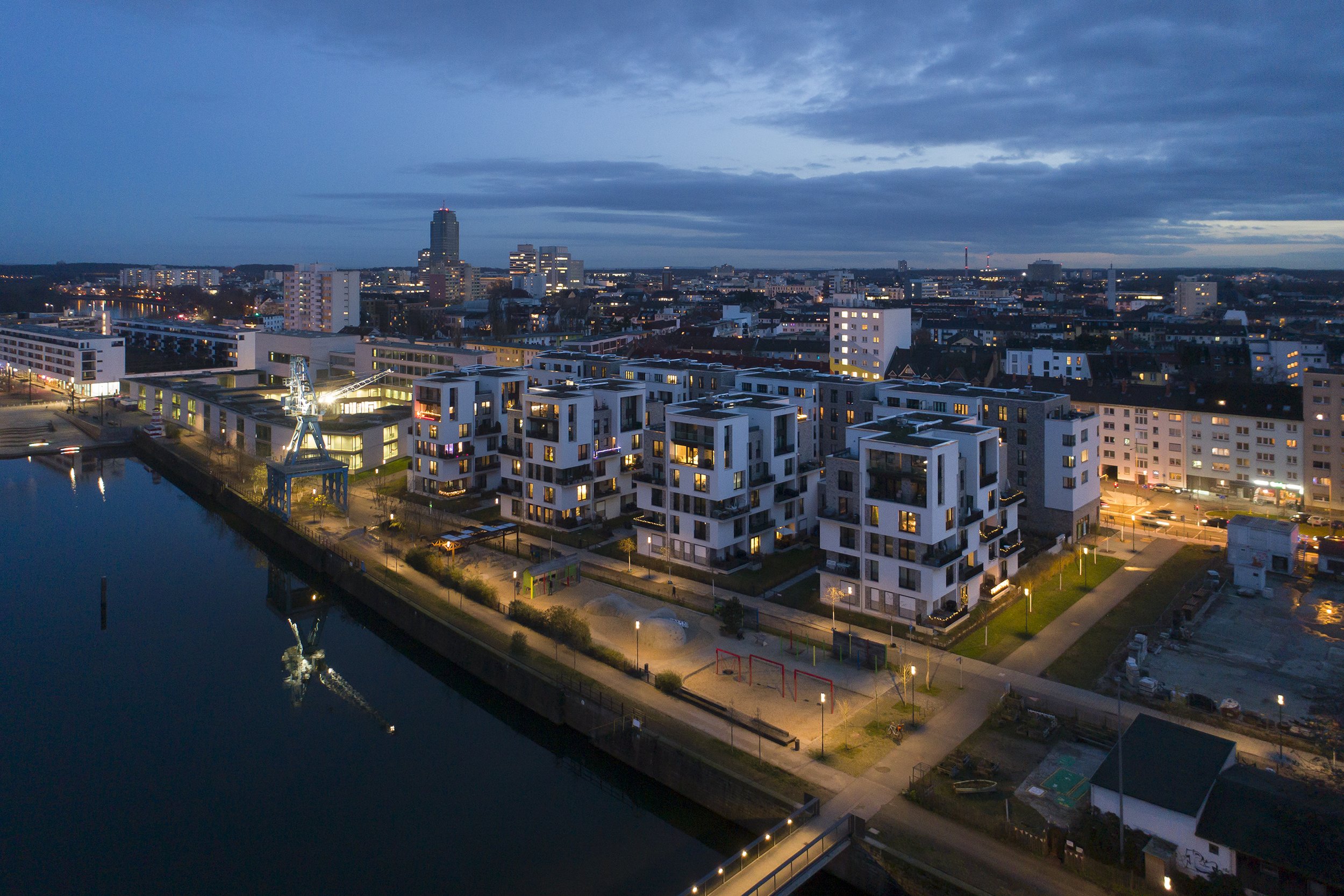 Marina Gardens Hafen Offenbach