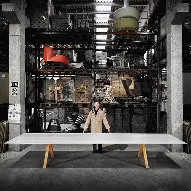 Table B by Konstantin Grcic #bdbarcelonadesign #konstantingrcic #industrialdesign #germandesign #madeinspain #design #reddotaward #interiordesign #interiors #lagaleriesemaan