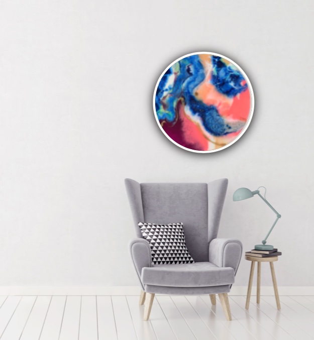 original resin art to brighten up your walls