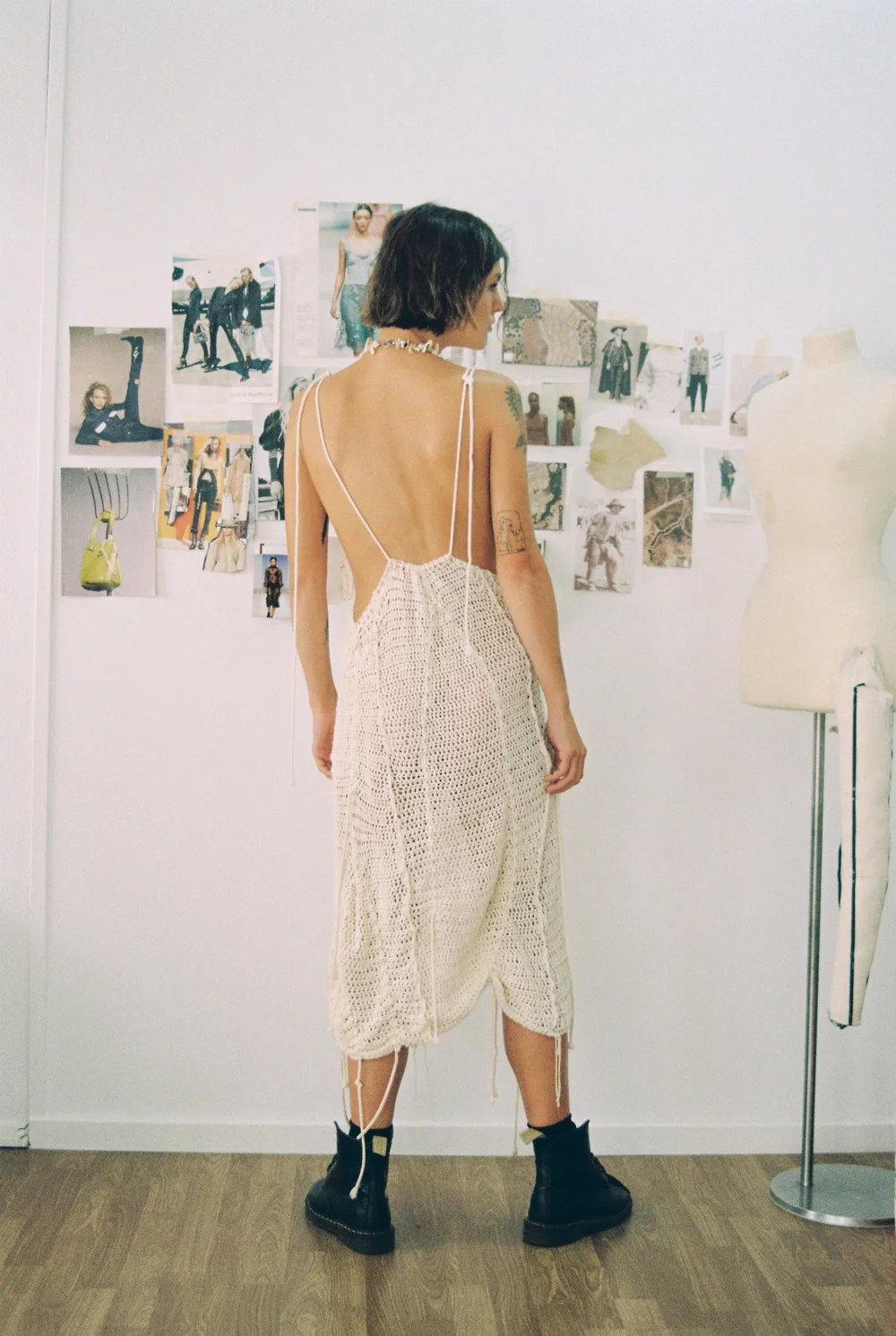 crochet dress with slip Women's Crochet Dresses | Stevie Maxi Slip Dress | Anna Kosturova