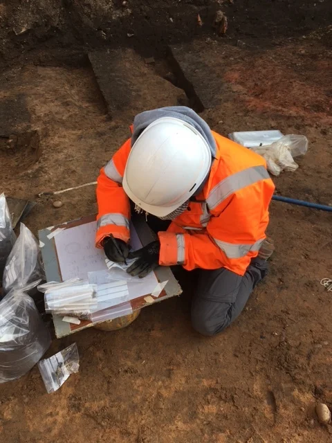 Labelling finds bags, 14-2-17.JPG