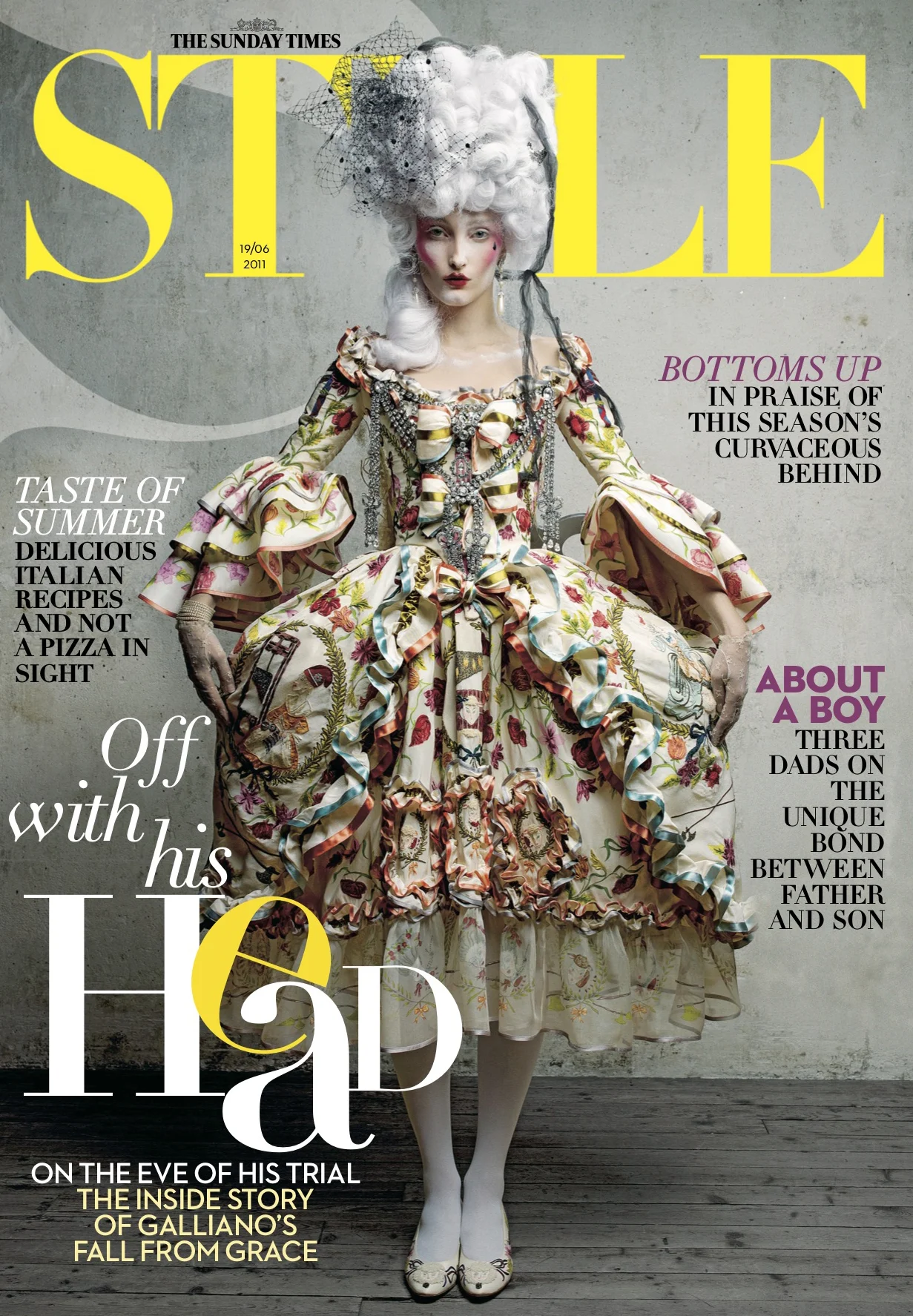 19th June, 2011. Galliano, shot by Patrick Demmarchelier.