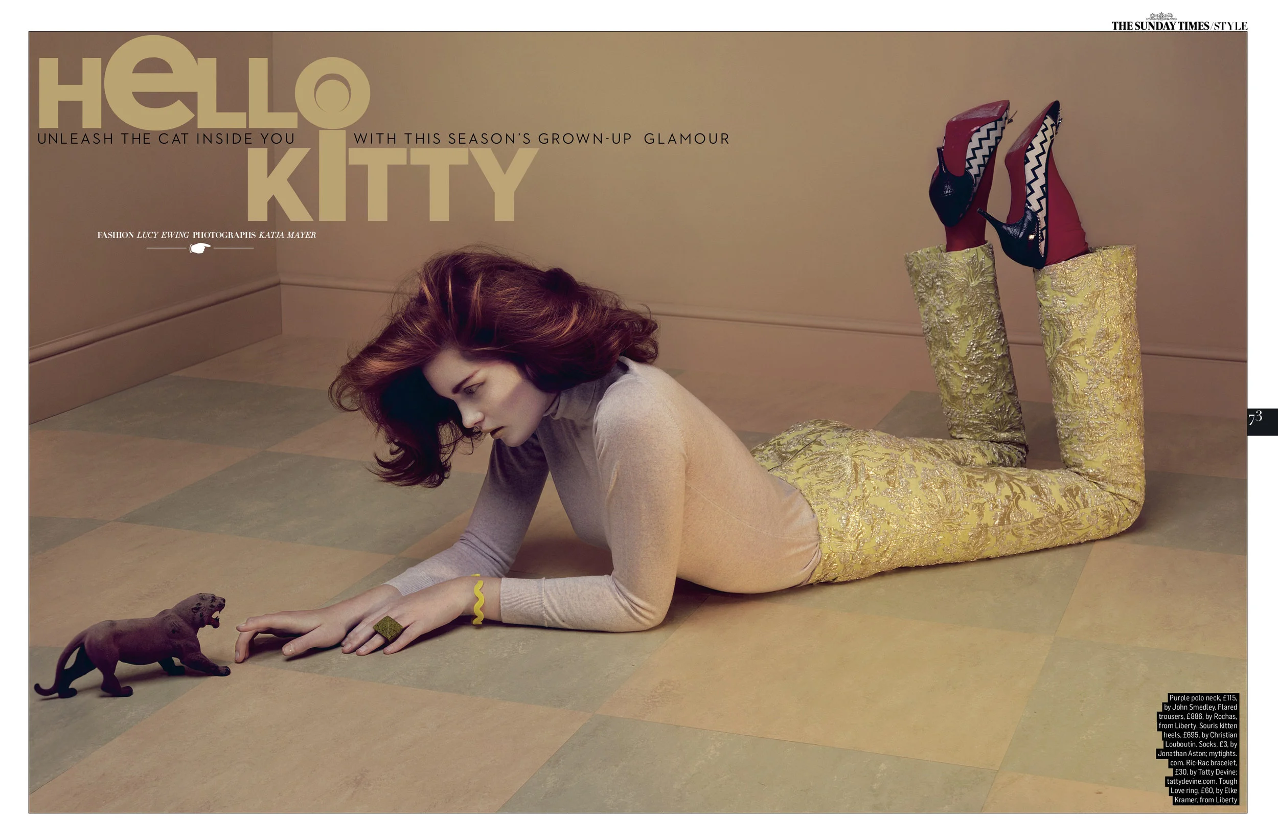 Shot by Katja Mayer, styled by Lucy Ewing.