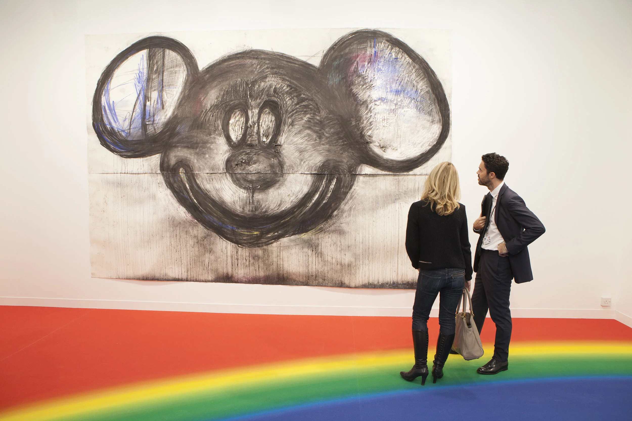  Joyce Pensato, Mickey Mouse, Frieze Art Fair London 