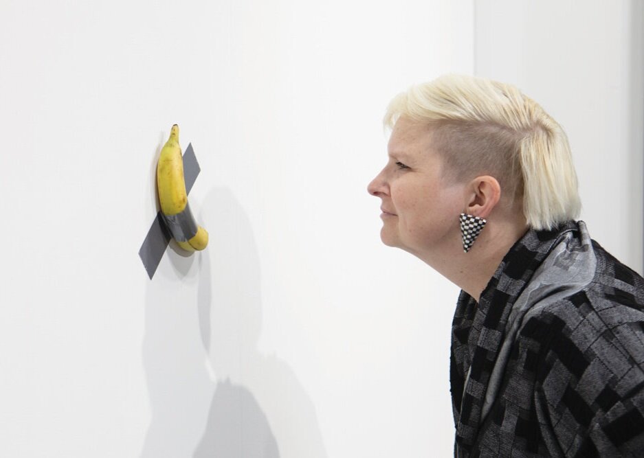 Maurizio Cattelan, Comedian, Perrotin Gallery. Photo: David Owens