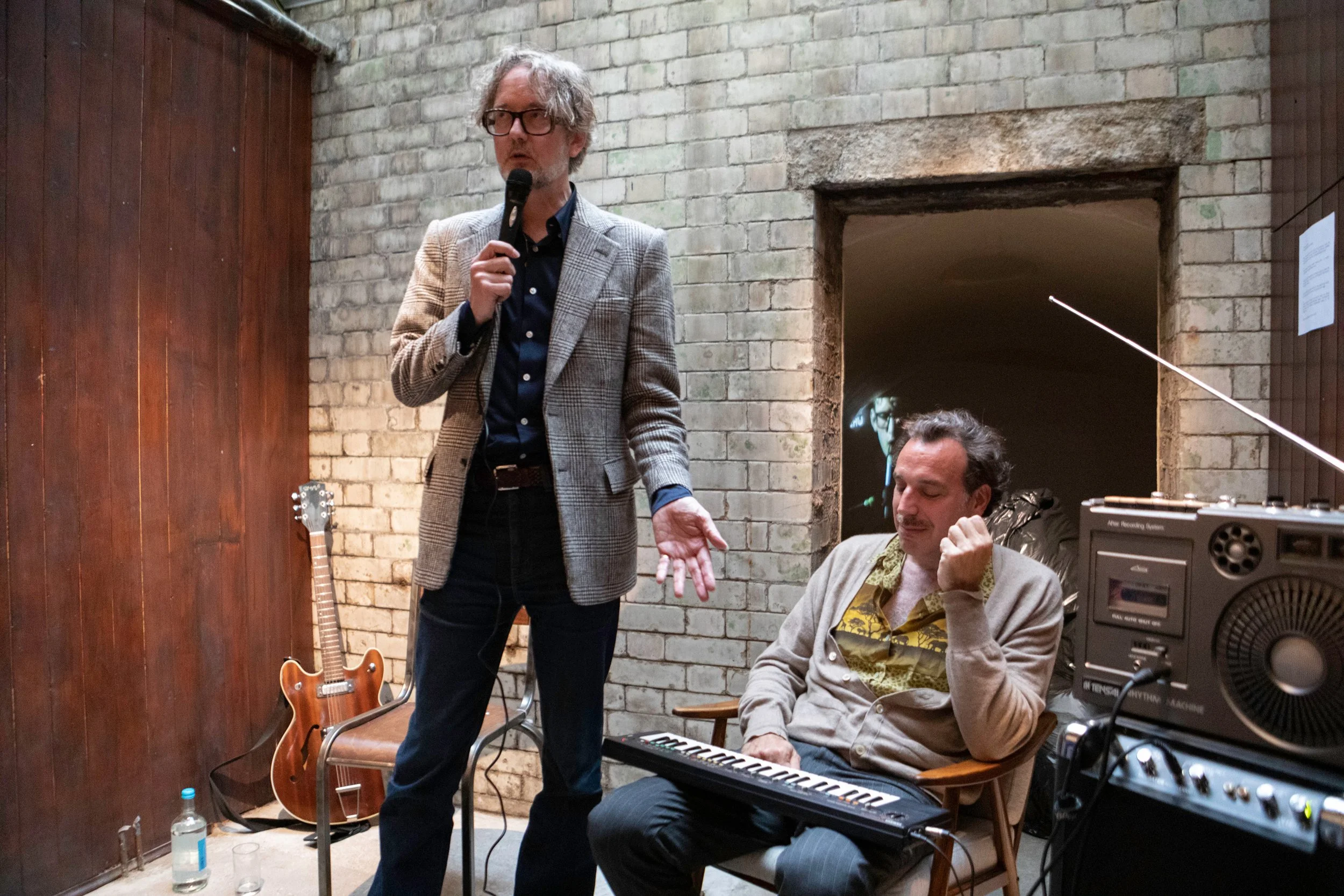  Jarvis Cocker and Chilly Gonzales perform at The Galley of Everything 