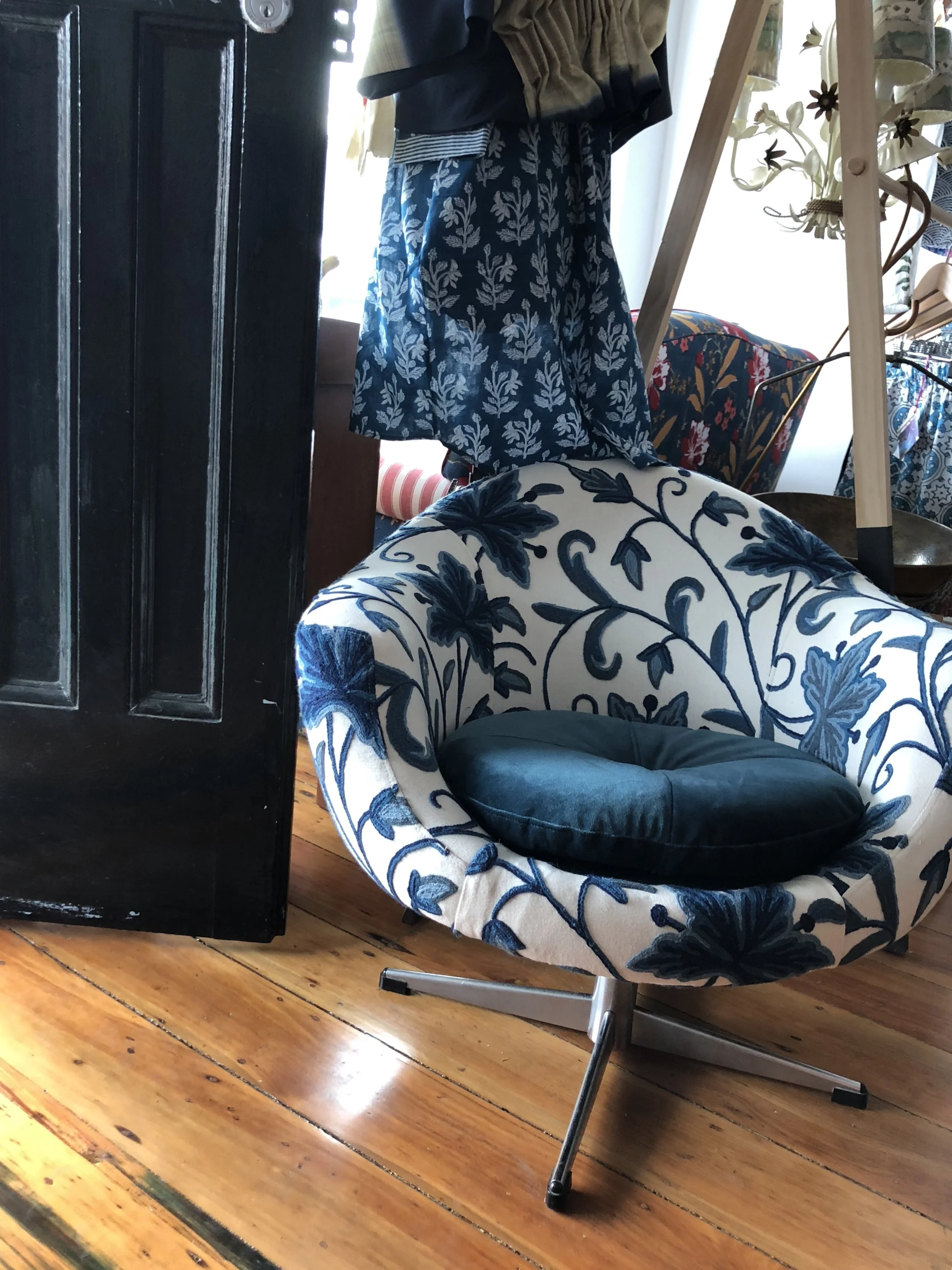 60s/70s swivel rocker chair
