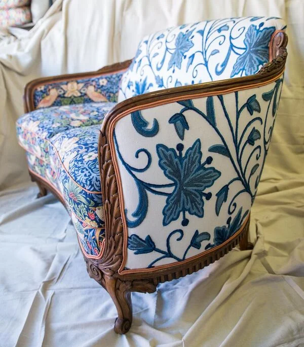 Antique French Walnut Sofa