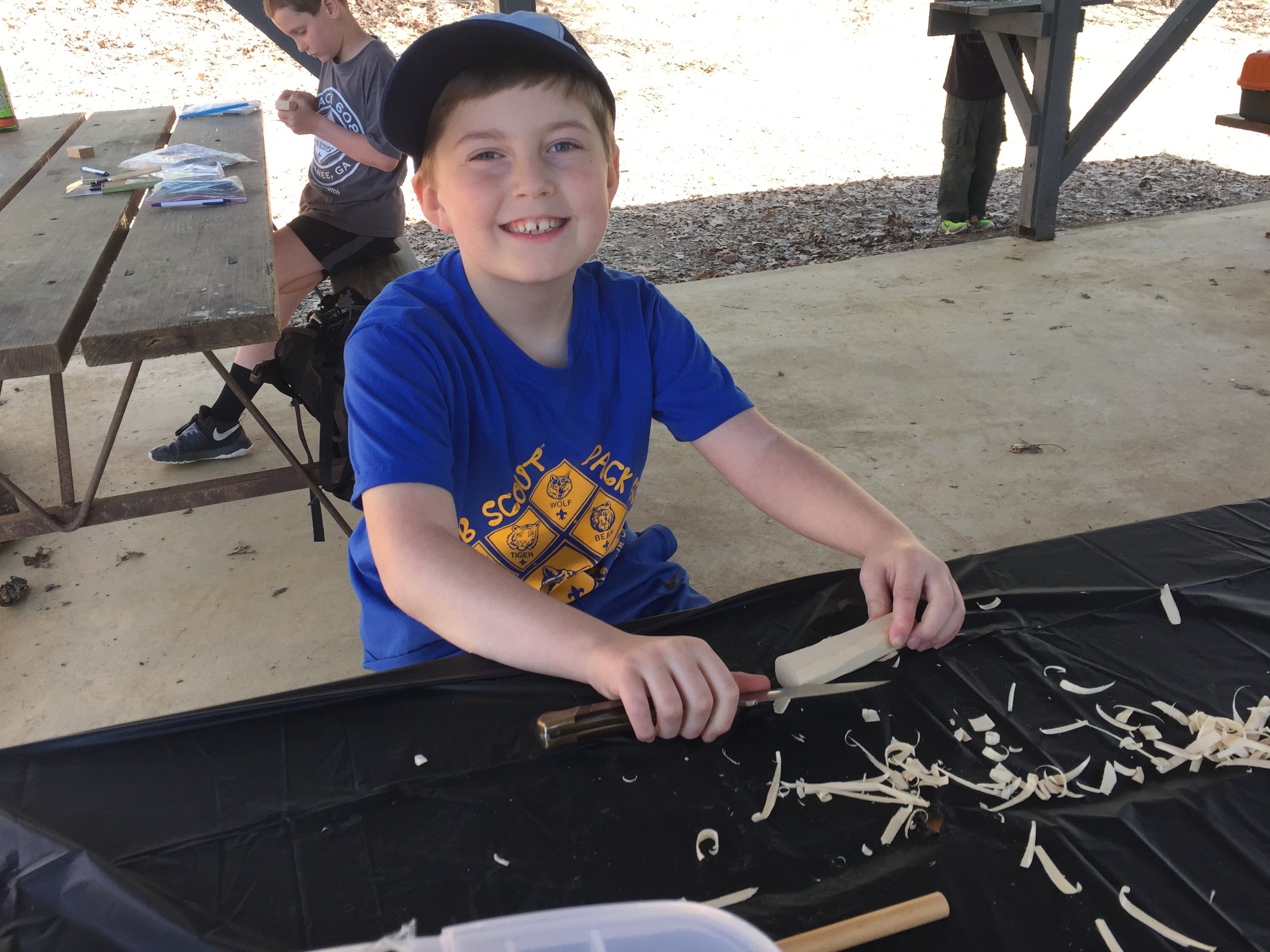 Practicing Whittling