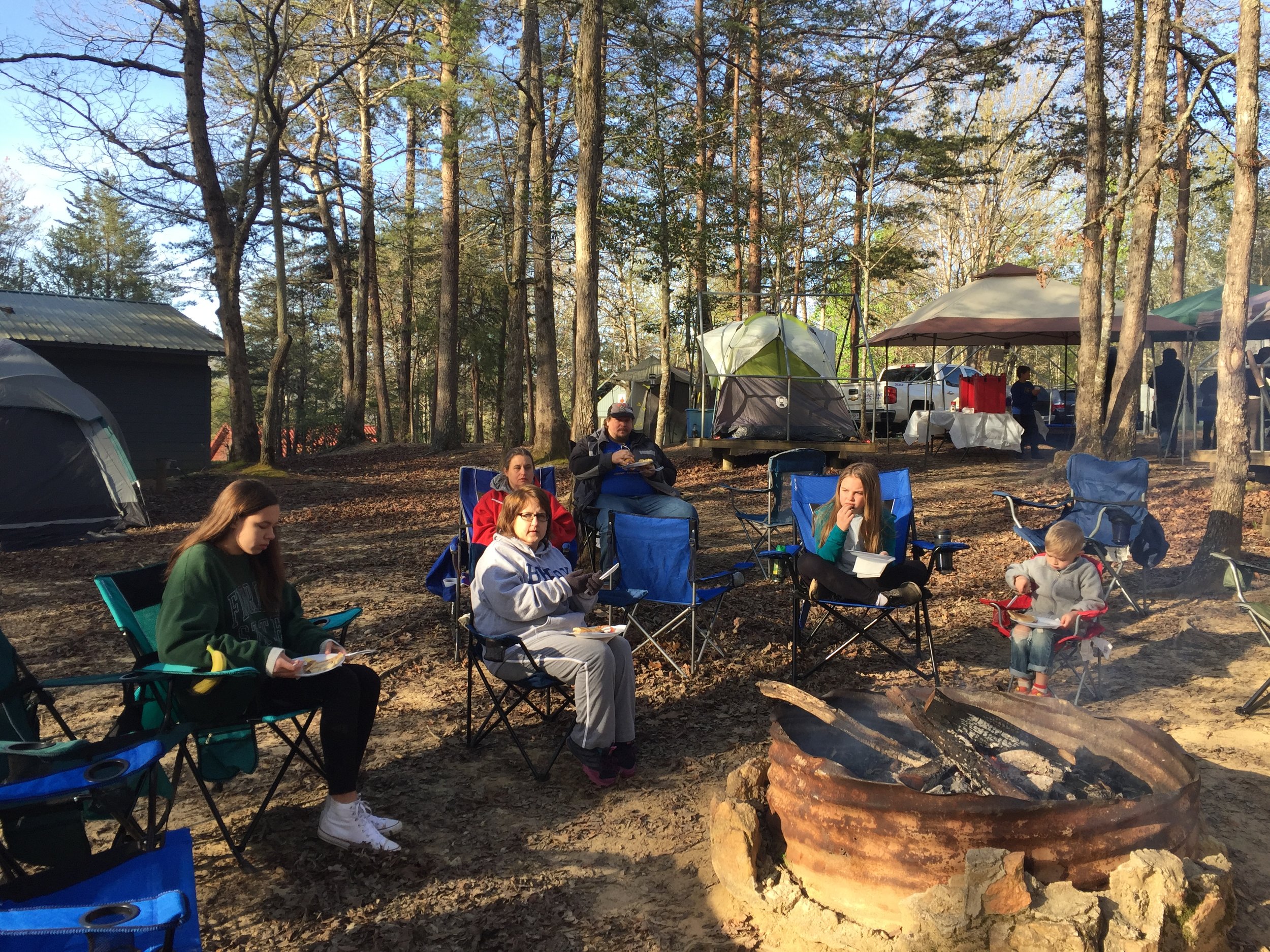 Breakfast by the Campfire