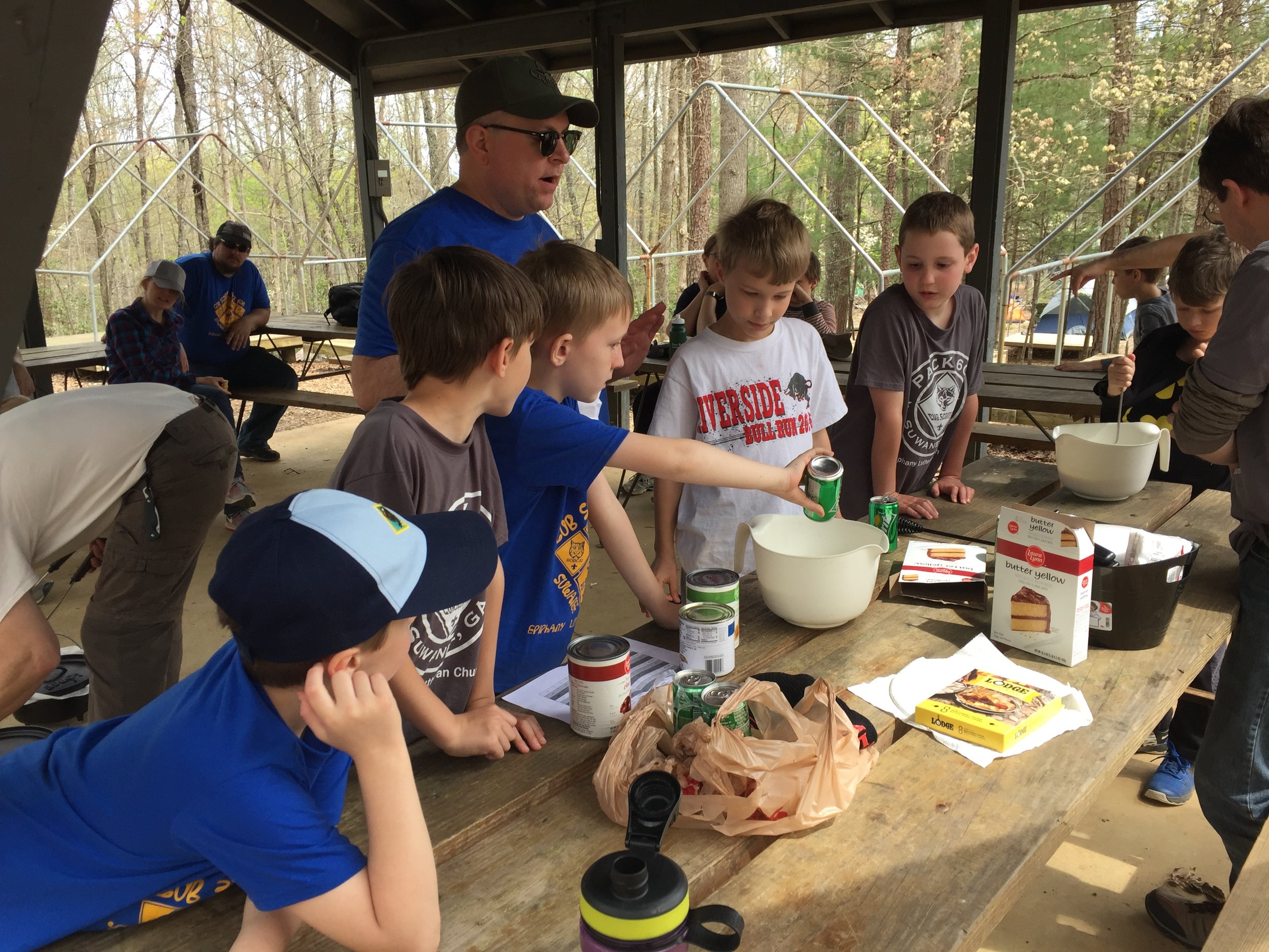 Making A Dutch Oven Dessert