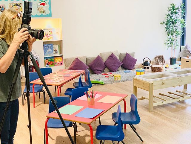 Exciting day of shooting new photographs in the Care Home as a part of our Intergenerational project and for the nursery! We captured children while engaged in wonderful learning experiences. Can&rsquo;t wait to see the finished photos!📷😁
