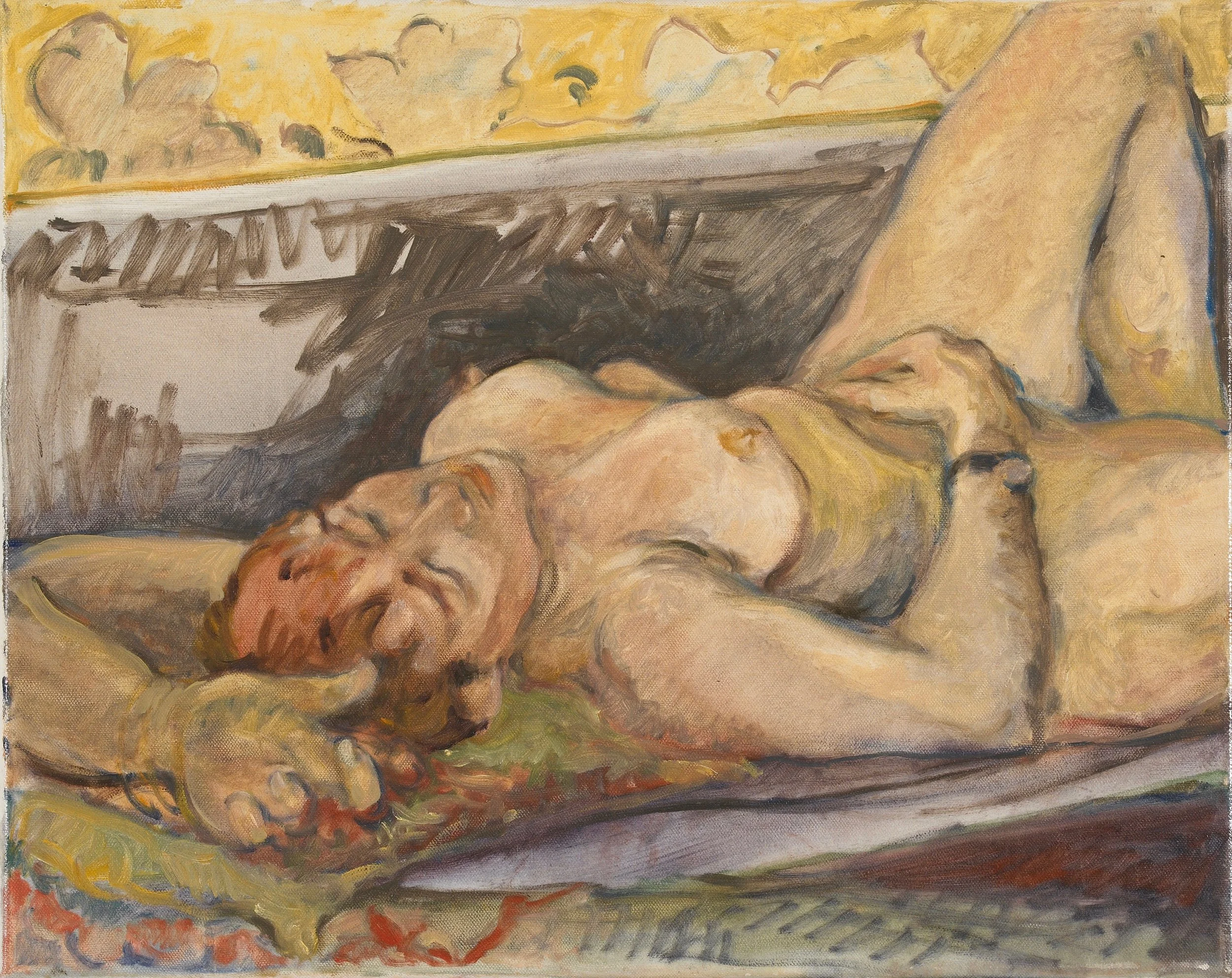 Nude with Watch 14X16 - Oil on Linen
