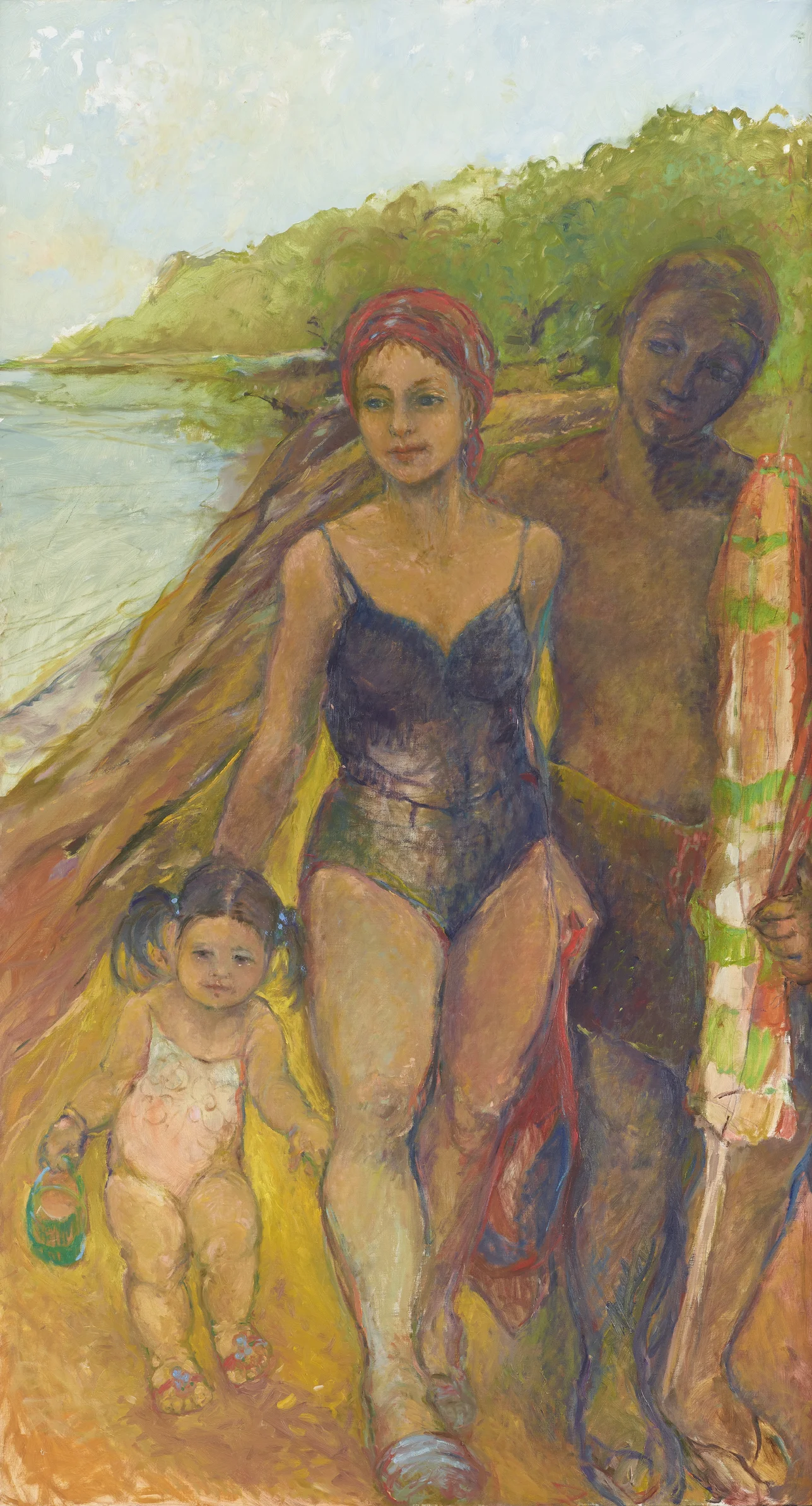 Family Outing 36X66 - Oil on Linen