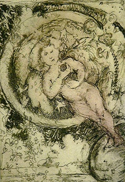 Moon Angel 5X7 - Solarplate