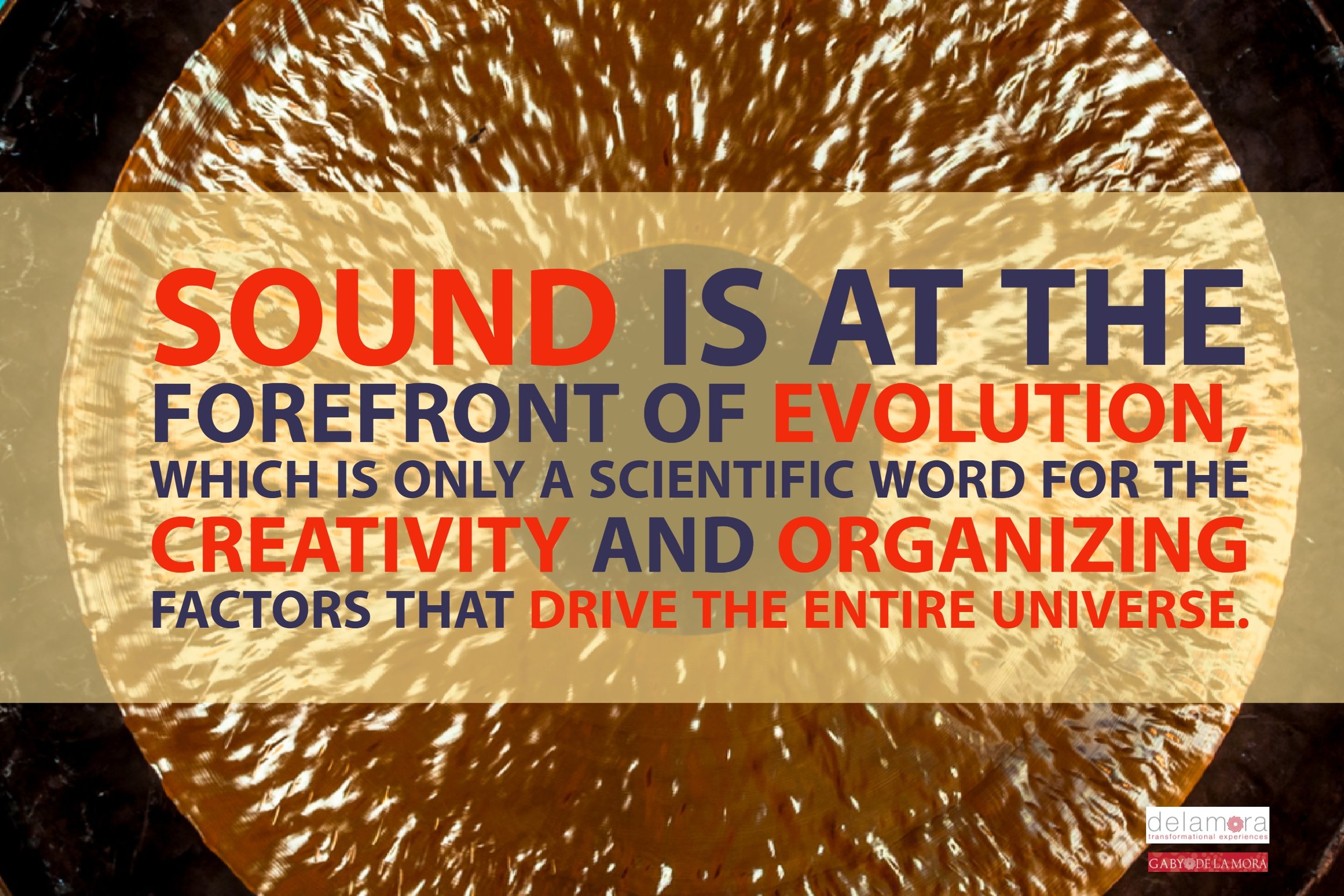Sound at the forefront of evolution