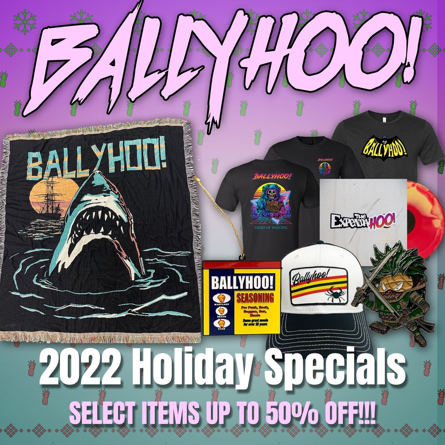 ballyhoo tour merch