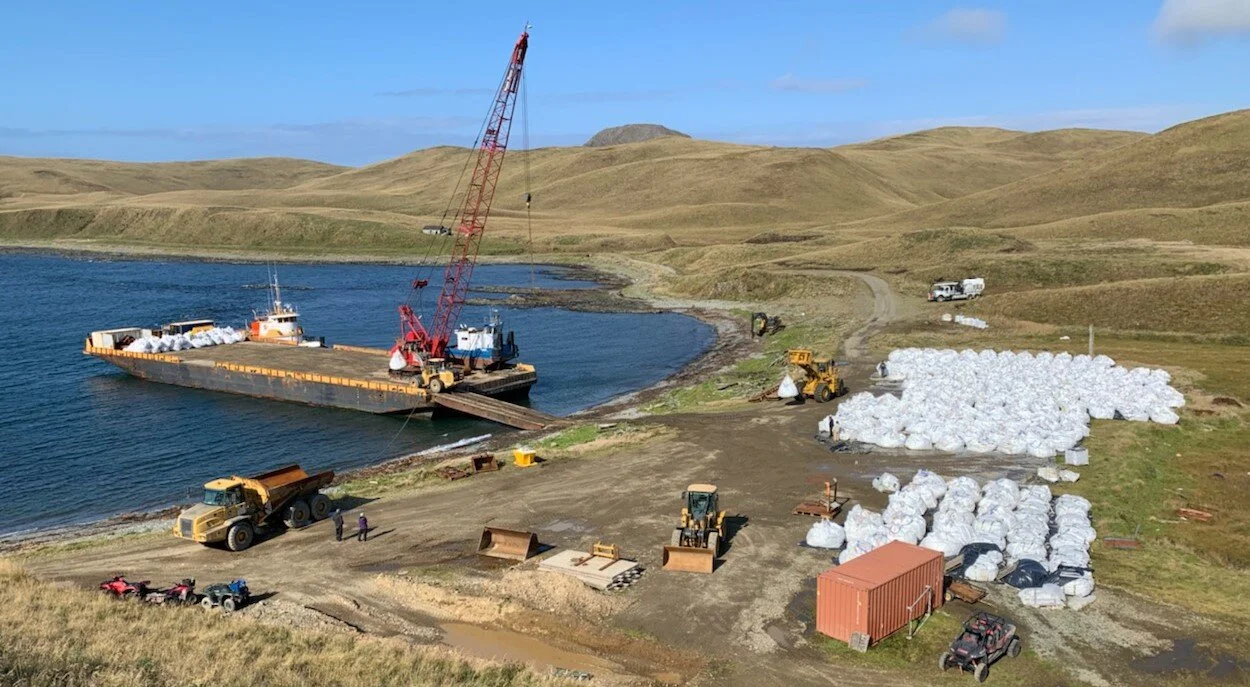 Loading Bags of PCB-containing Soil in Nikolski; USAF; Oct 2019.jpg