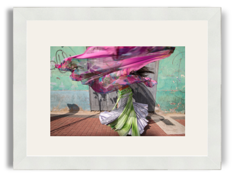 Geraint Rowland The Dancer White Frame White Mat.png