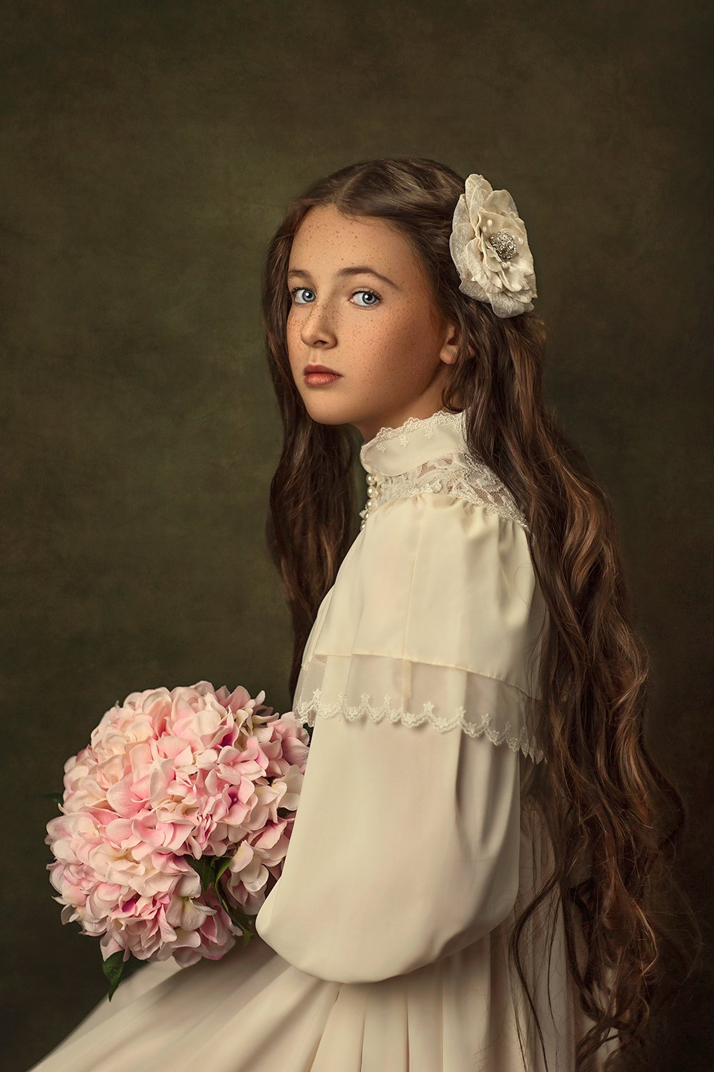 Fine-Art-Child-Vintage-Inspired-Portrait-Girl-Cream-Dress-Pink-Flowers-Perth-Photography-Studio.jpg