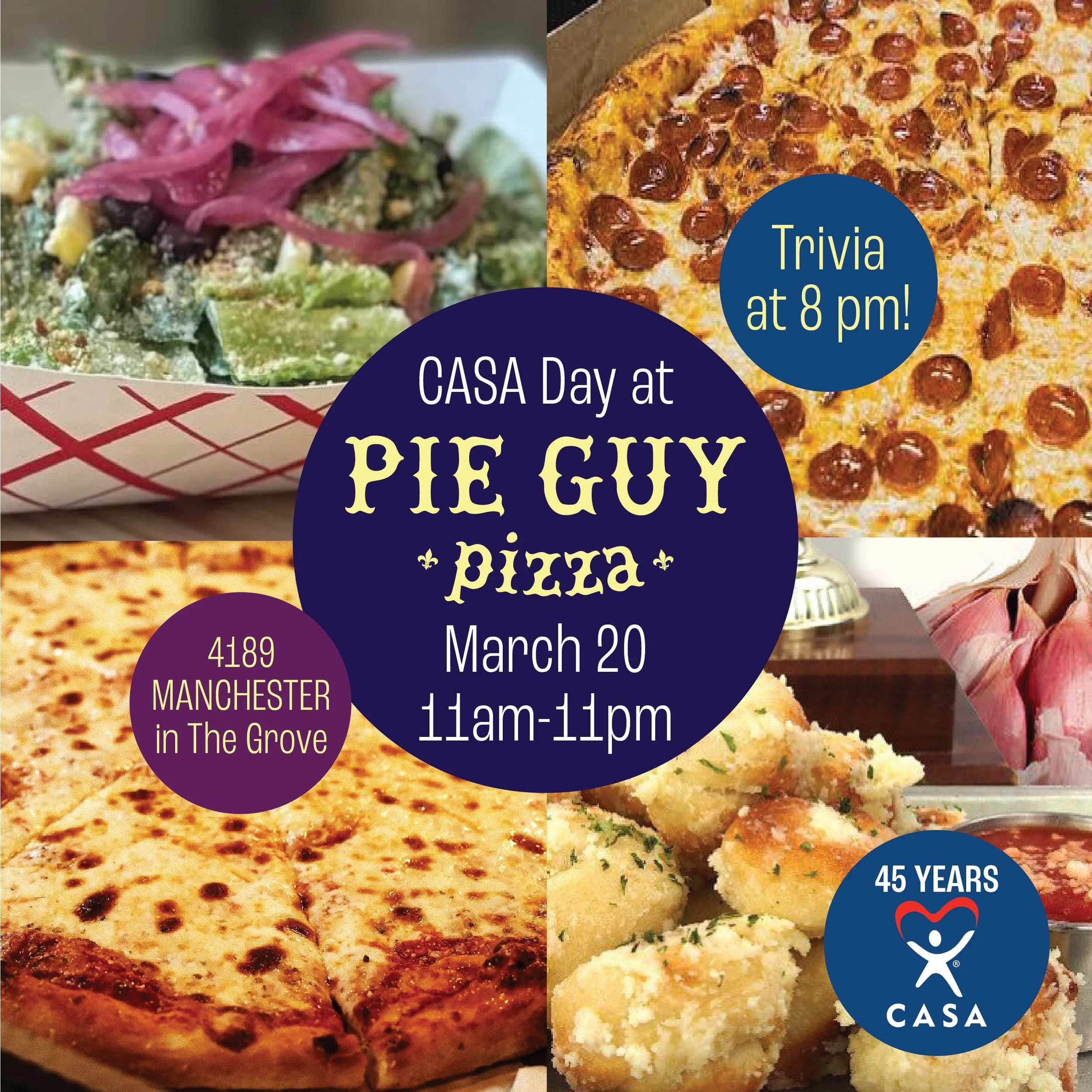 CASA Day at Pie Guy STL in the Grove