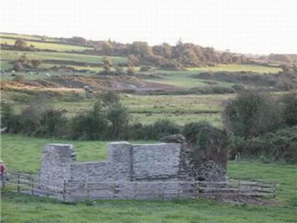Photo 6. In Autumn, 2008, the stabilized wall stands serenely in the valley.© 2008 by James Ritzert; used with permission