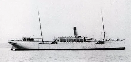 SS Dresden&nbsp;of the Norddeutscher Lloyd&nbsp;(later renamed Helius)in Peter Newall's Union Castle Line: a Fleet History&nbsp;(London, 1999), p. 102(Ambrose Greenway collection, with kind permission of Carmania Press to Peter Mulvany)