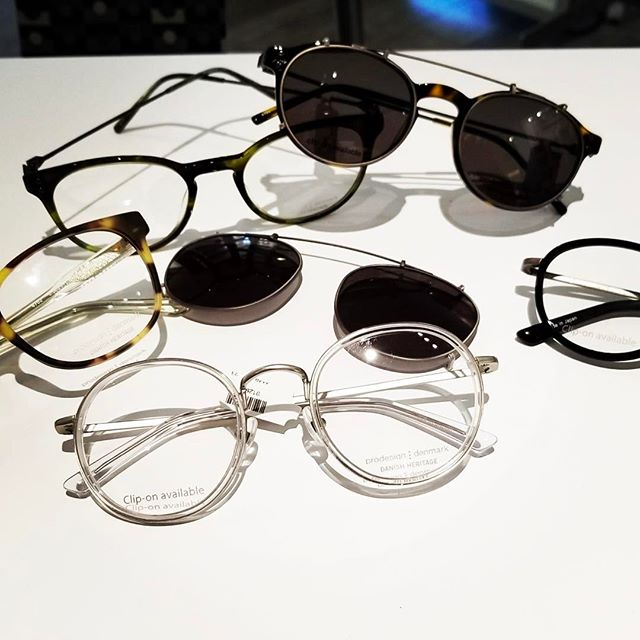 Danish Heritage collections from @prodesigndenmark. Available with clip on sunglass lenses so you can have your 🎂 and eat it too! #sunglasses #dcstyle #pikeandrose #letsgoshopping