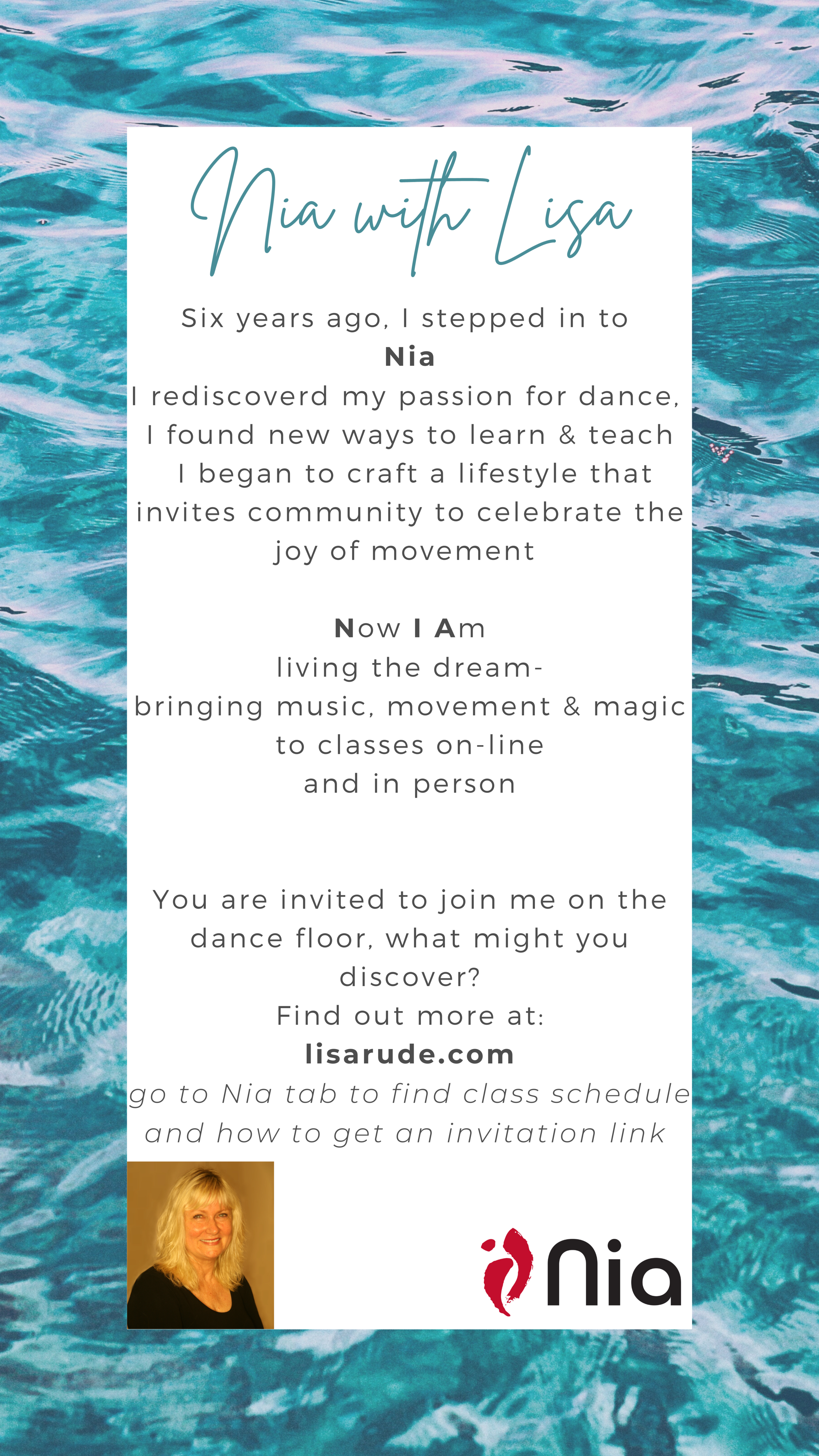 Stepped in to Nia 6 years ago