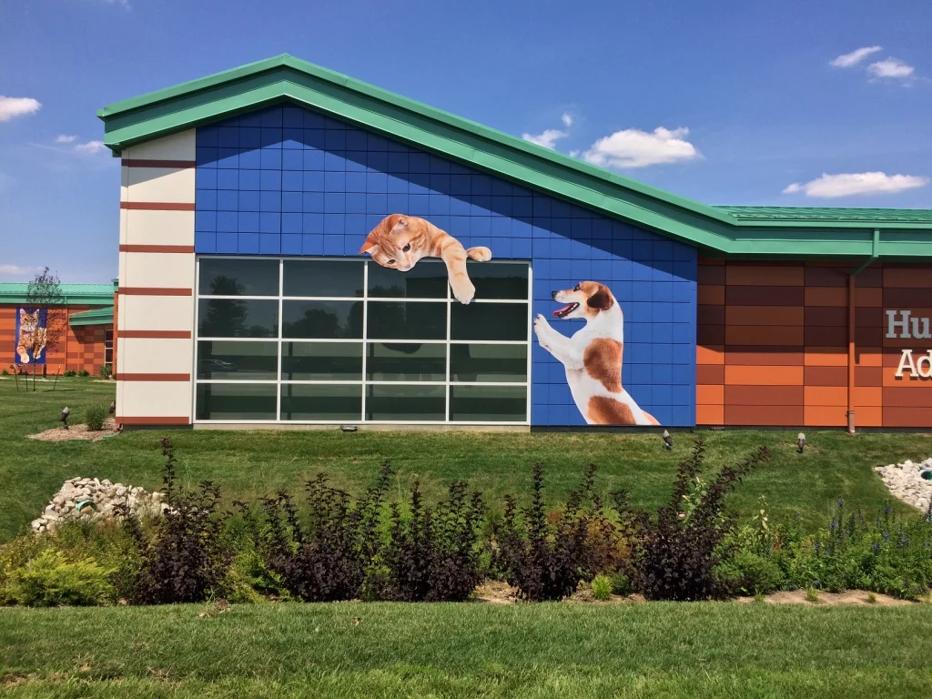Humane Society designed by 501 Creative and fabricated by ASI St. Louis