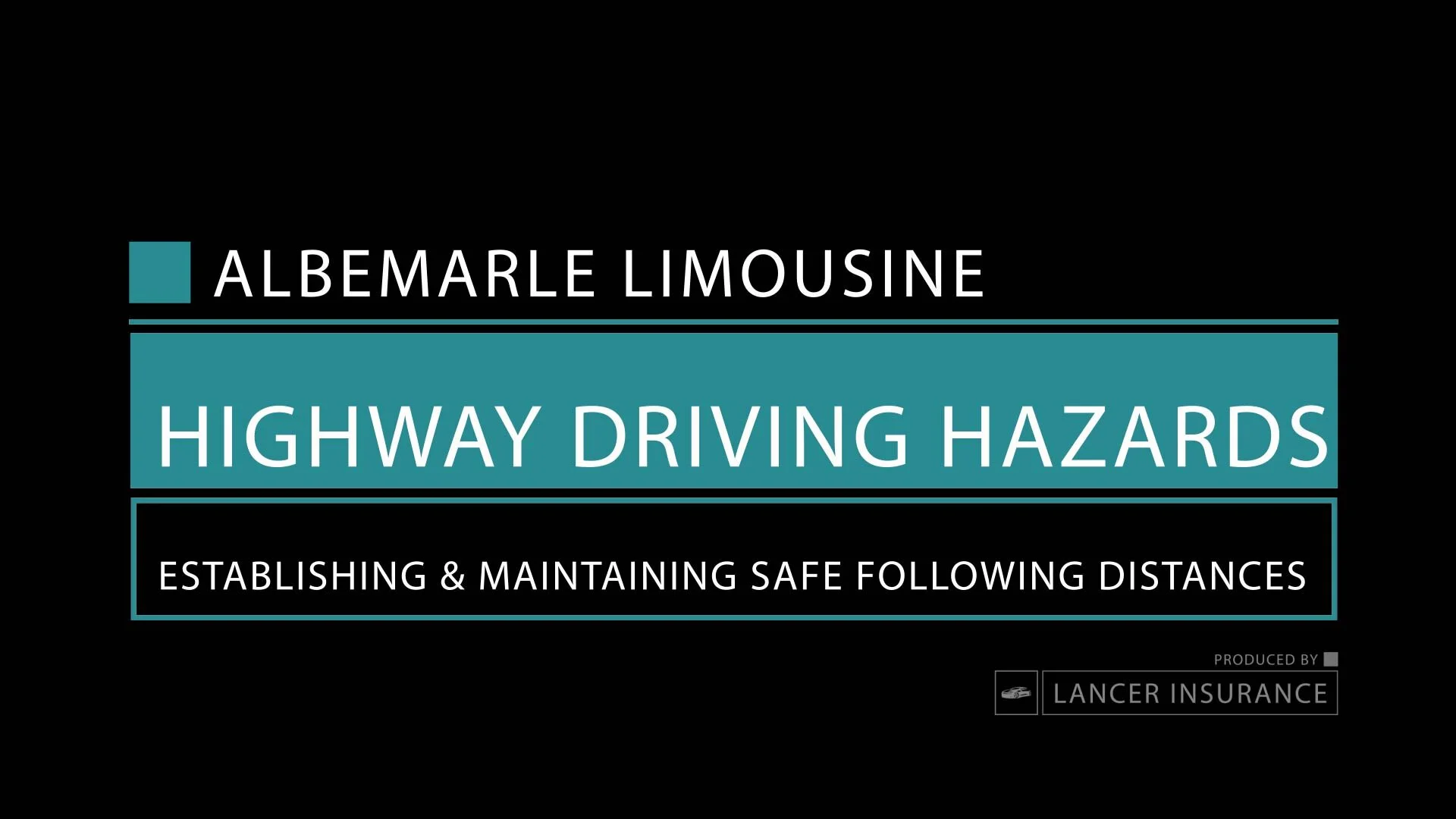 HDH: Part 2. Establishing &amp; Maintaining Safe Following Distances