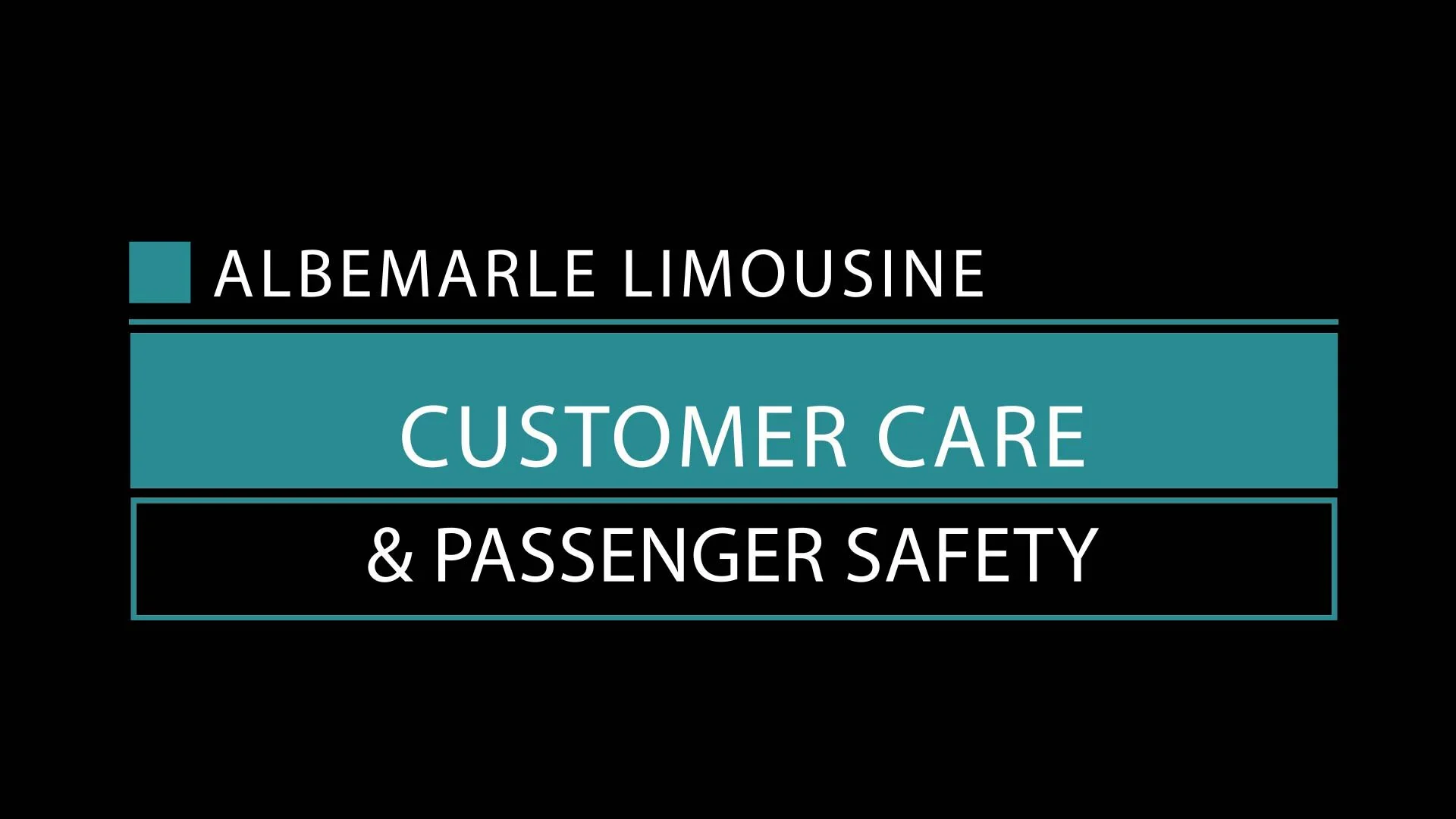 Customer Care &amp; Passenger Safety