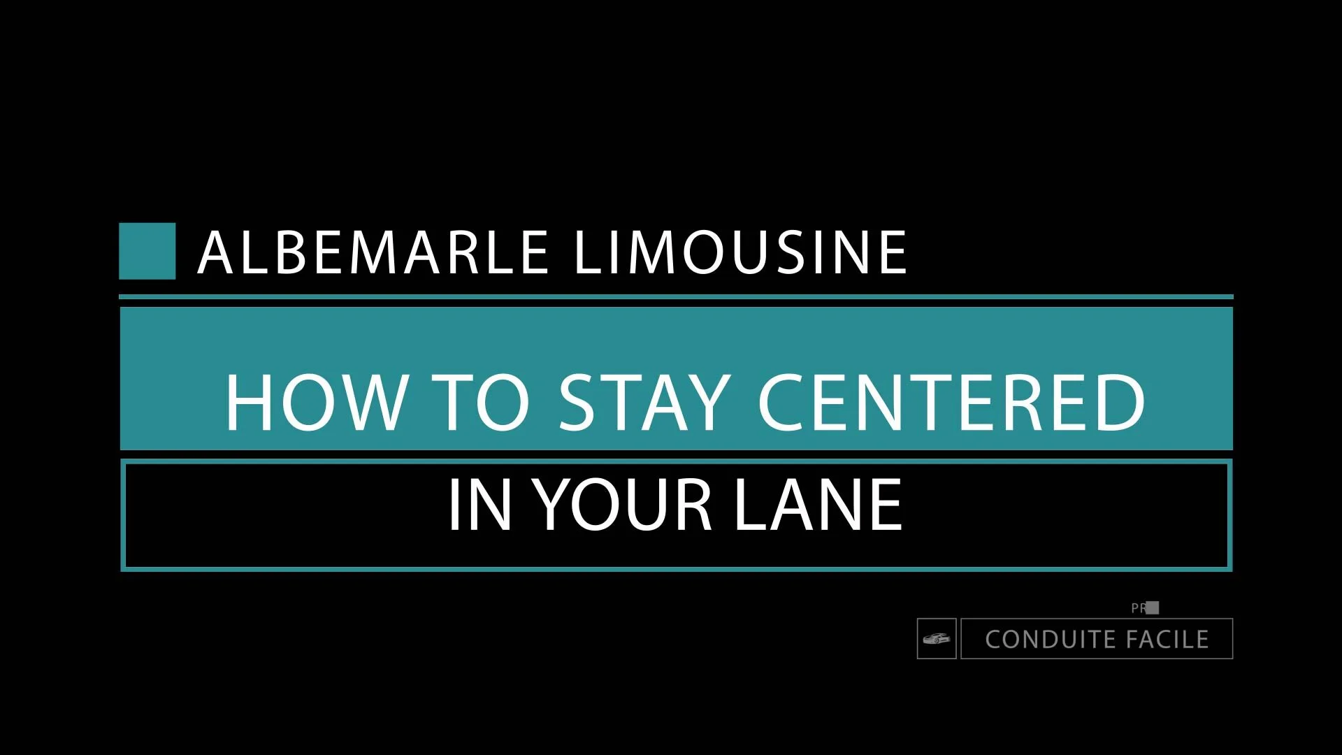 How To Stay Centered In Your Lane