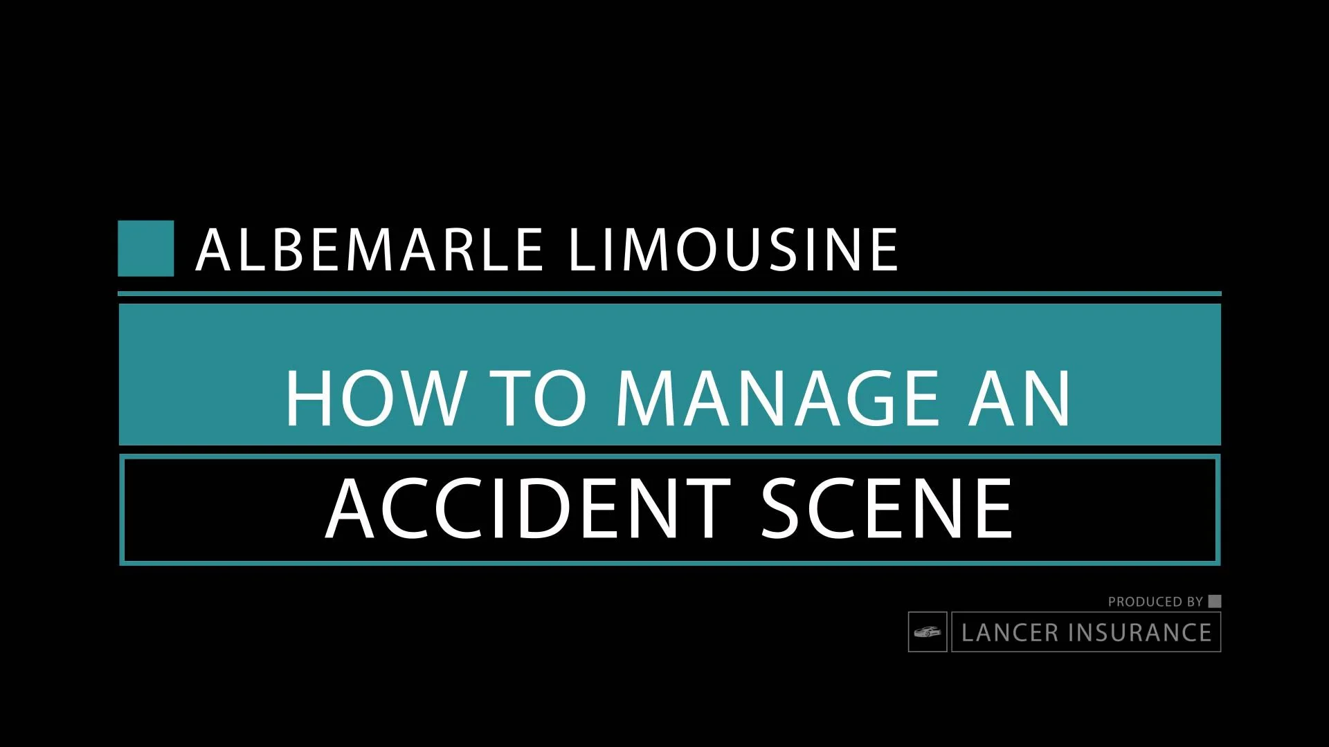 Managing An Accident Scene