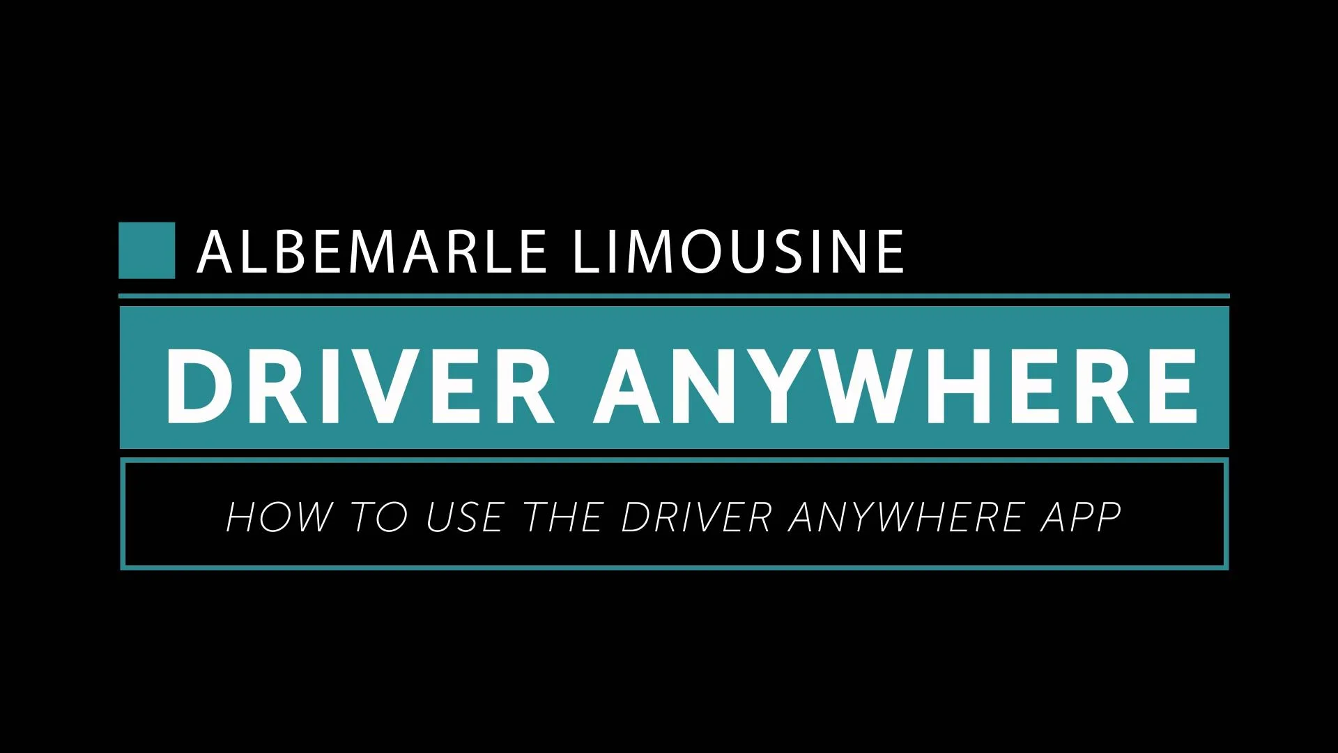 Driver Anywhere Training