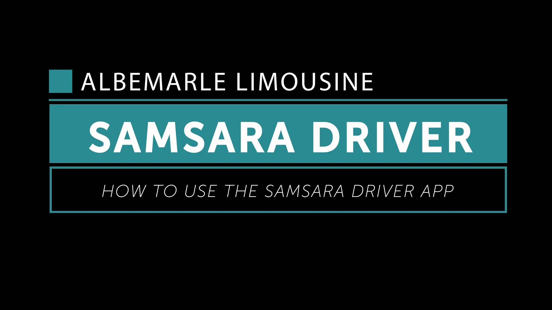Samsara Driver Training