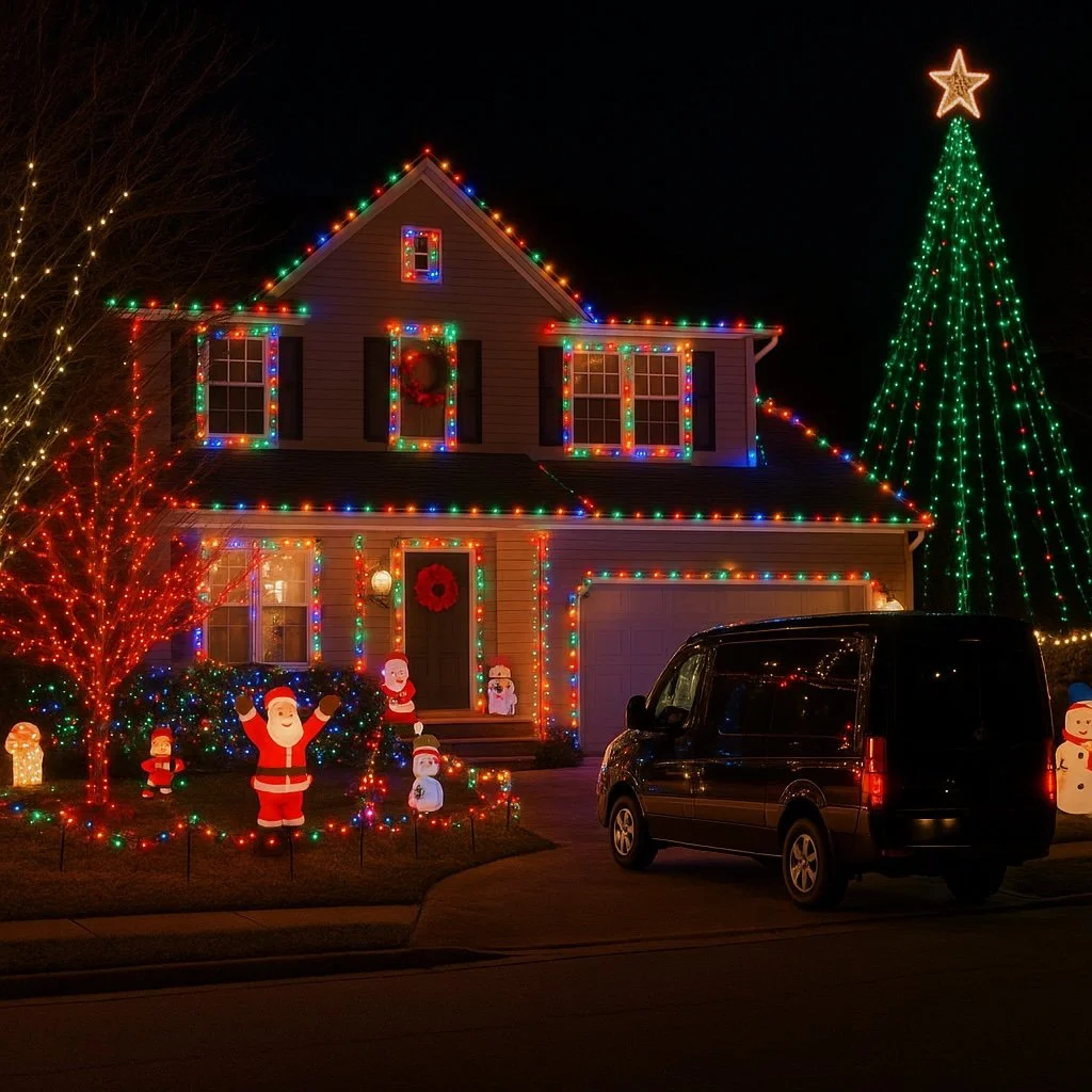 The Ultimate 2025 Tacky Light Tour: Richmond’s Brightest Holiday Tradition — Now With Pickups from Charlottesville and Central Virginia