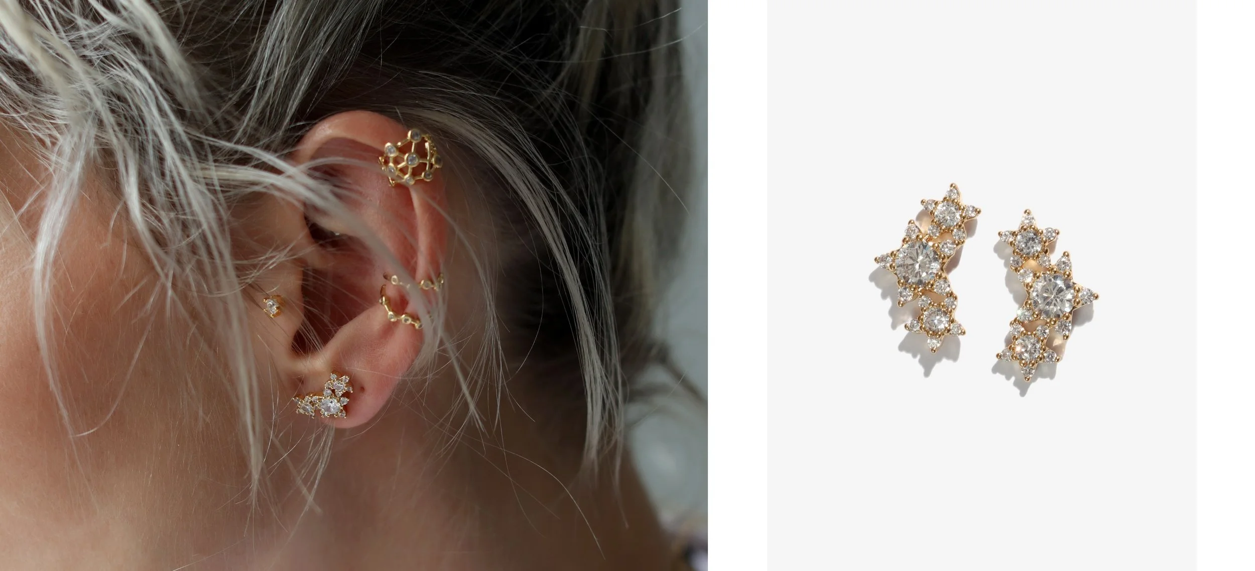 $90 - Crystal Earrings