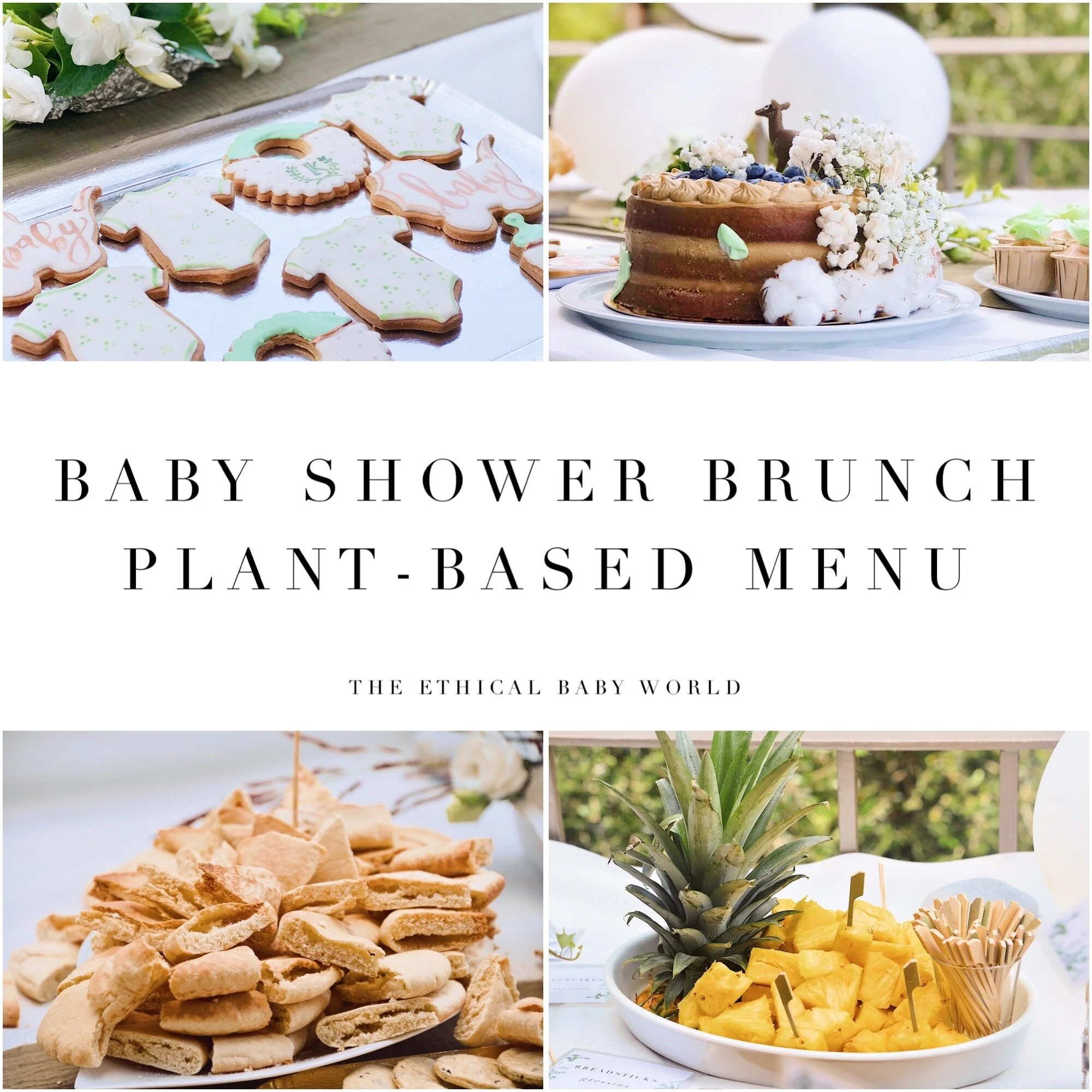baby shower lunch buffet menu
