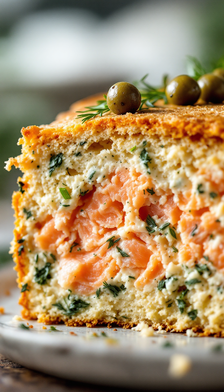 Soft and Moist Salmon Cake: A Perfect Christmas Dish