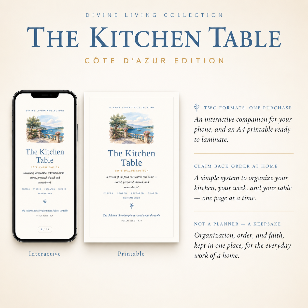 The Kitchen Table — Côte d'Azur Edition