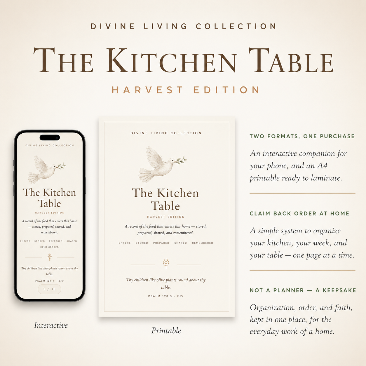 The Kitchen Table — Harvest Edition
